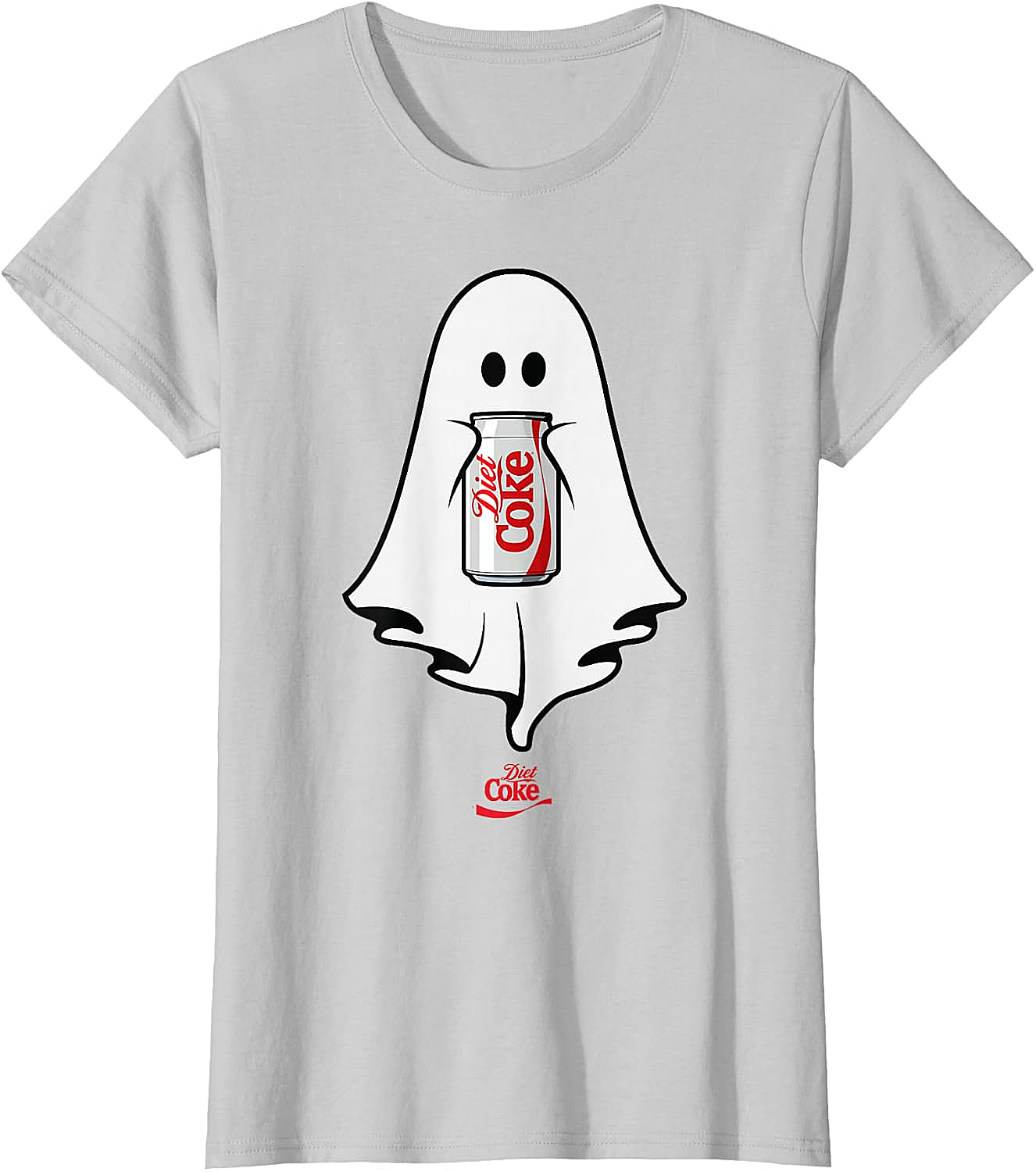 Diet Coke Ghost T-Shirt Halloween Funny Tee Soft Cotton