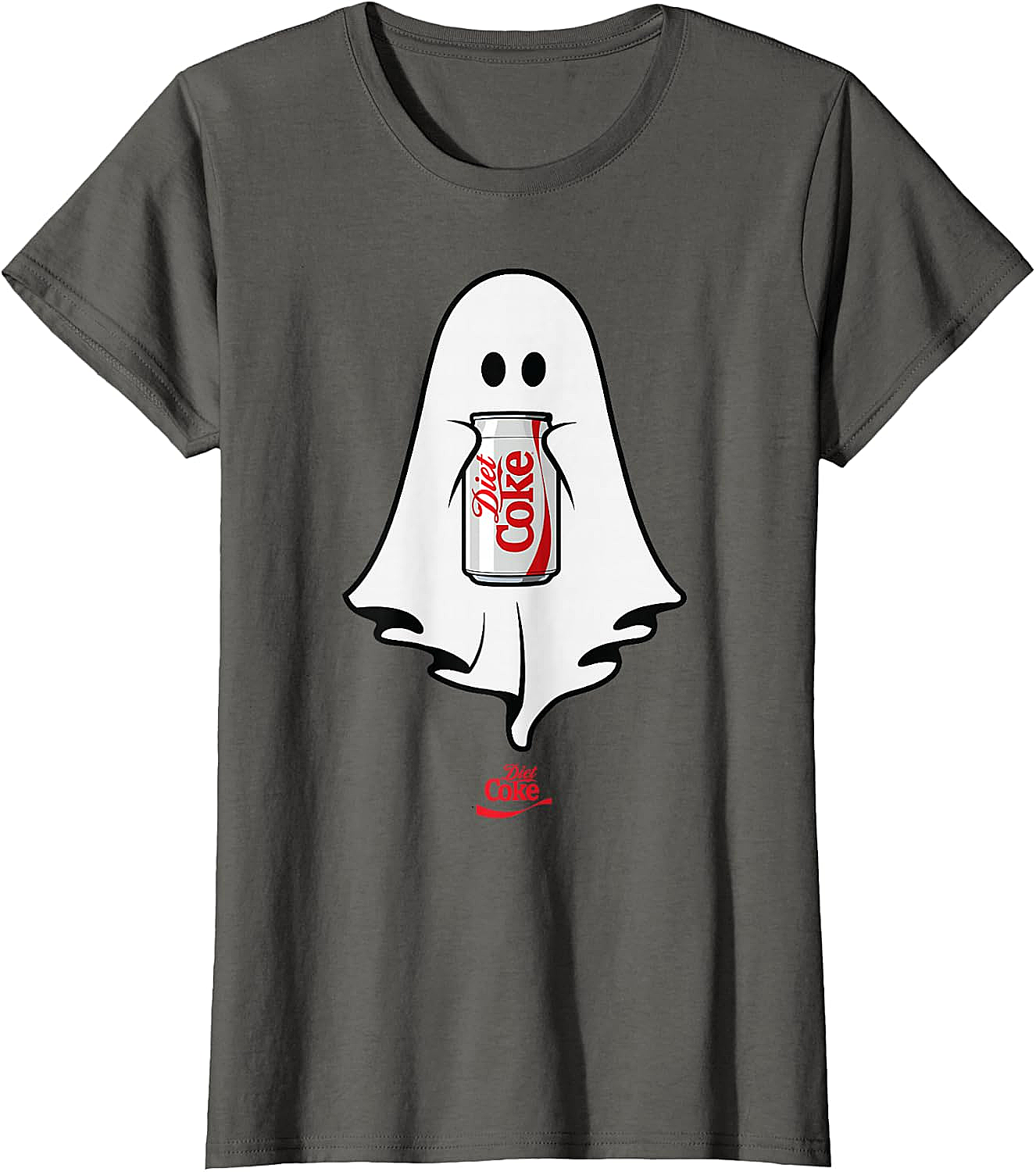 Diet Coke Ghost T-Shirt Halloween Funny Tee Soft Cotton