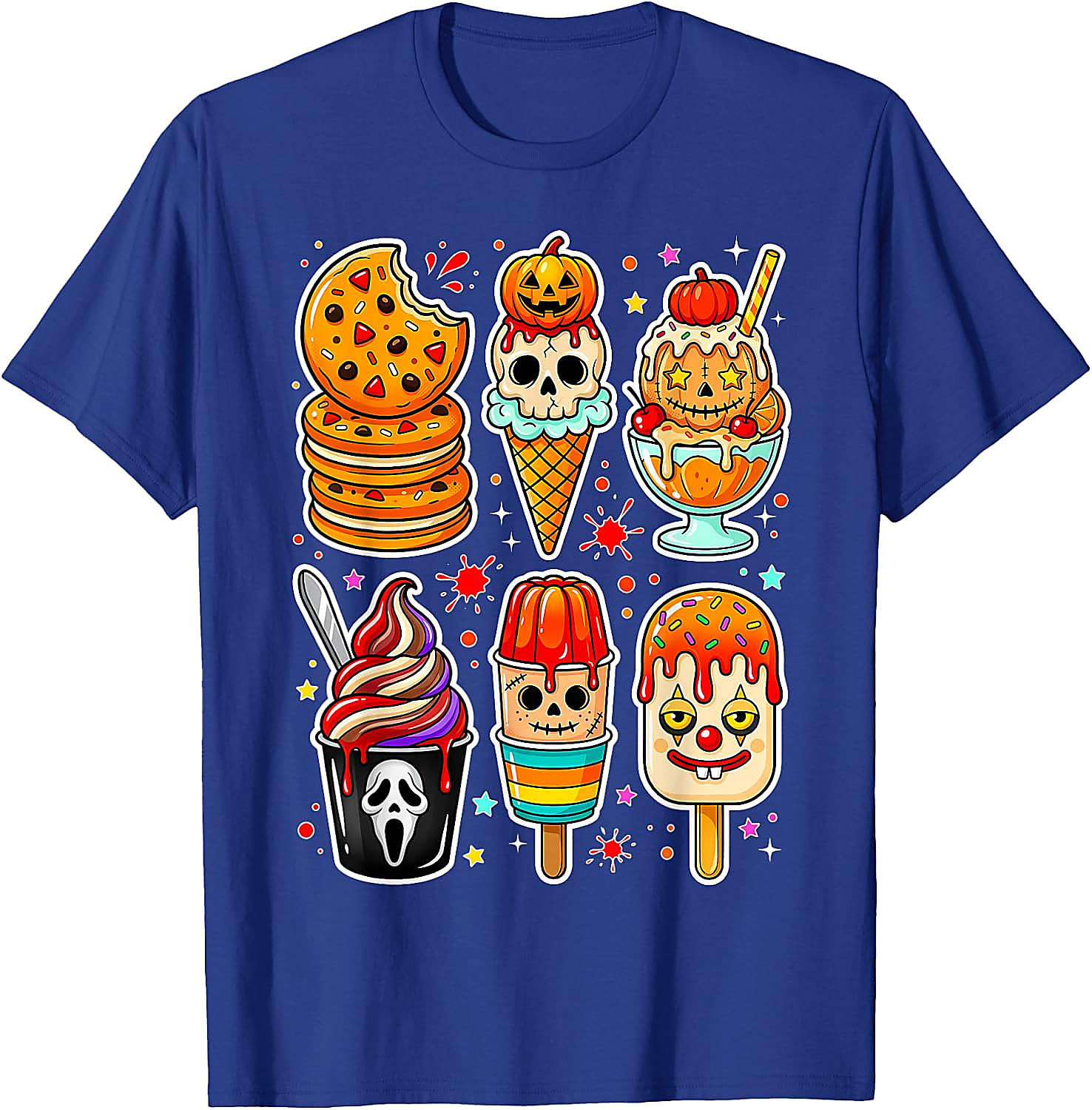 Summerween Horror Ice Cream T-Shirt | Spooky Graphic Tee
