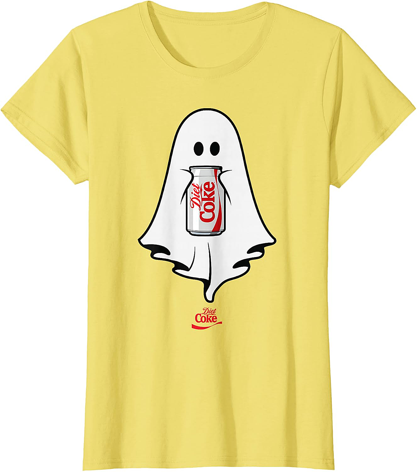 Diet Coke Ghost T-Shirt Halloween Funny Tee Soft Cotton