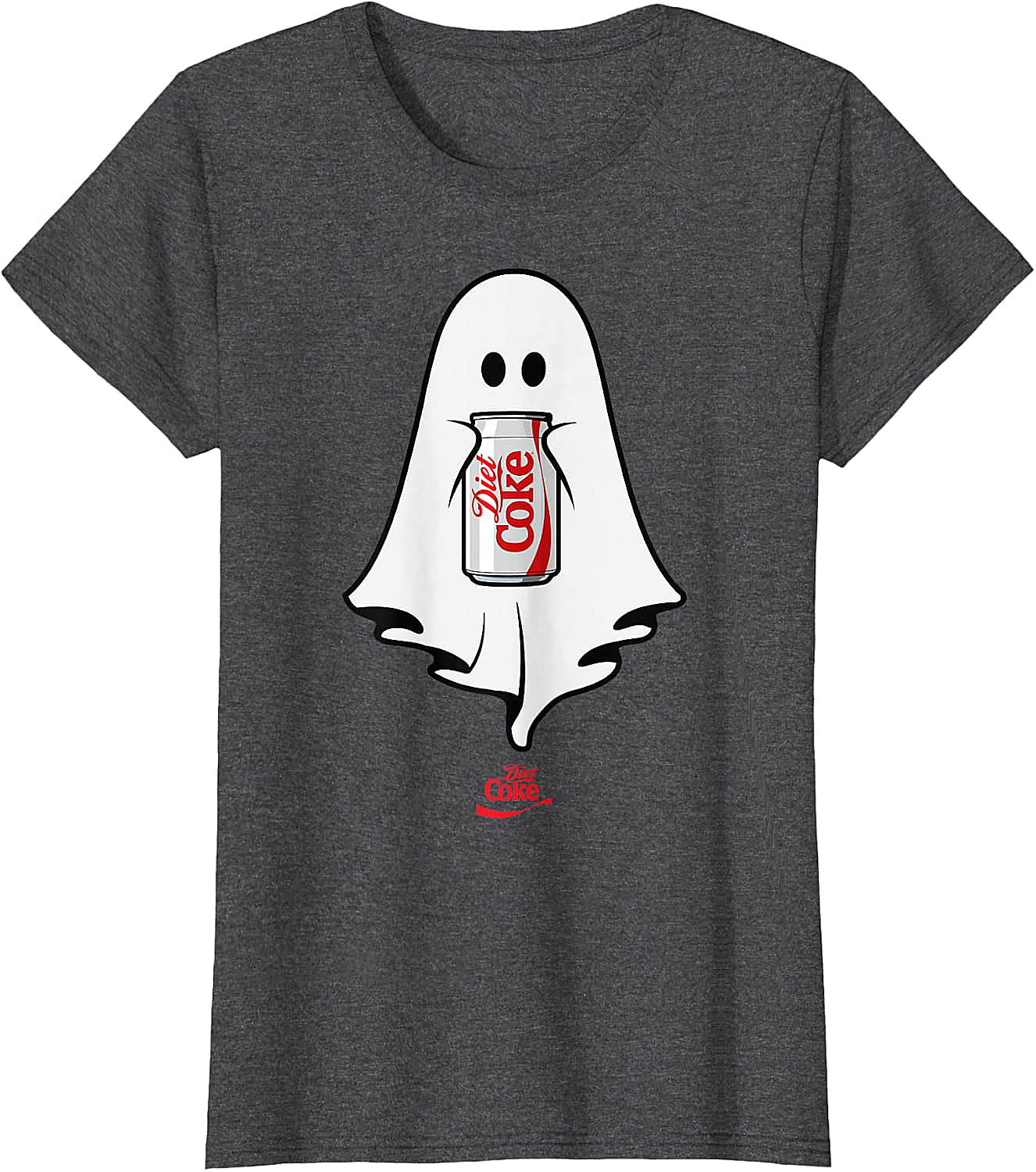 Diet Coke Ghost T-Shirt Halloween Funny Tee Soft Cotton