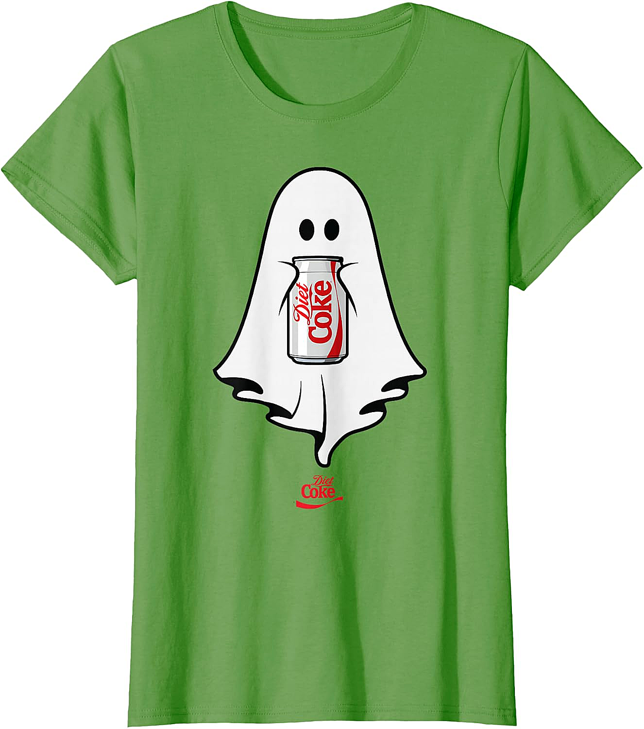 Diet Coke Ghost T-Shirt Halloween Funny Tee Soft Cotton