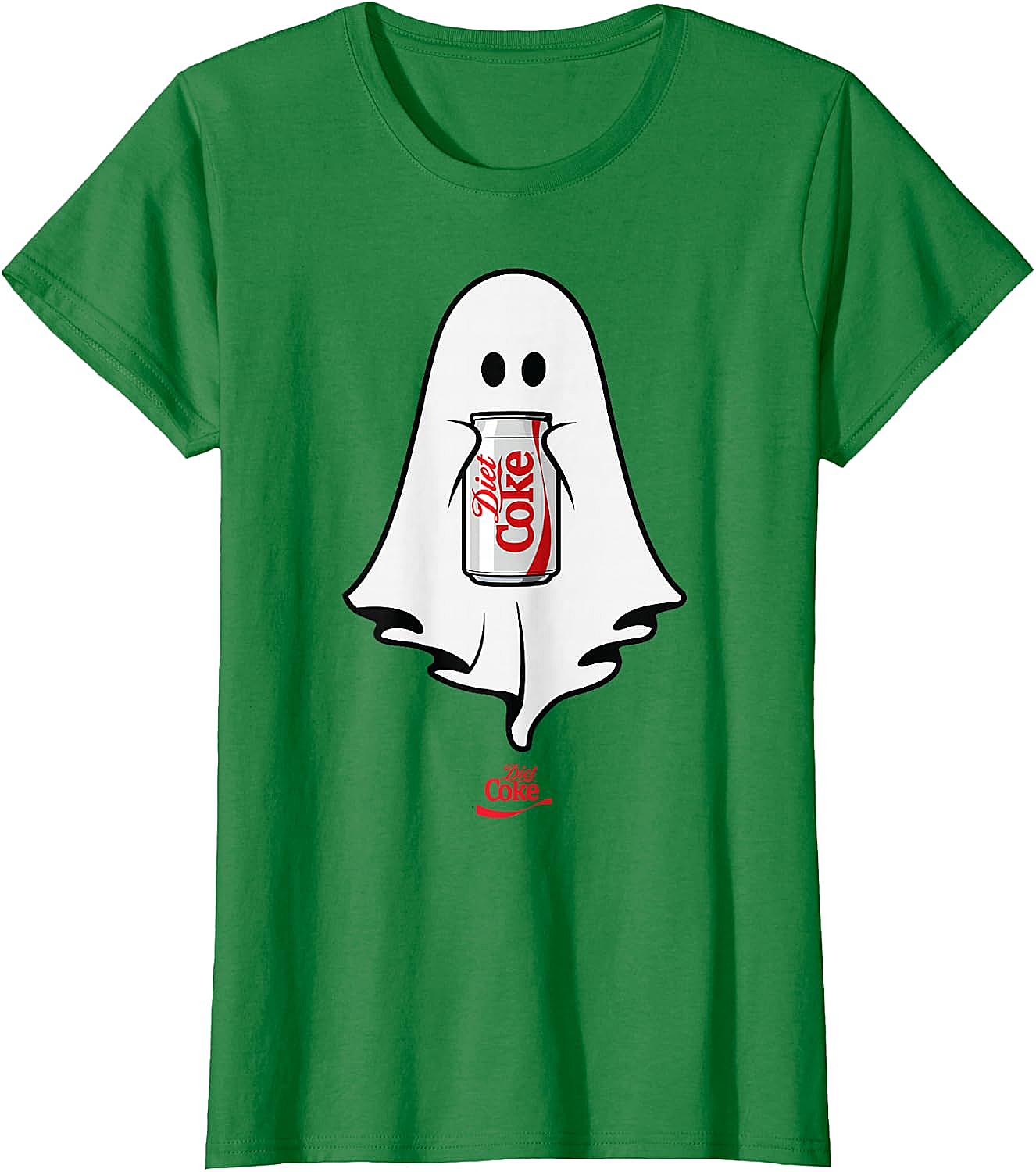 Diet Coke Ghost T-Shirt Halloween Funny Tee Soft Cotton