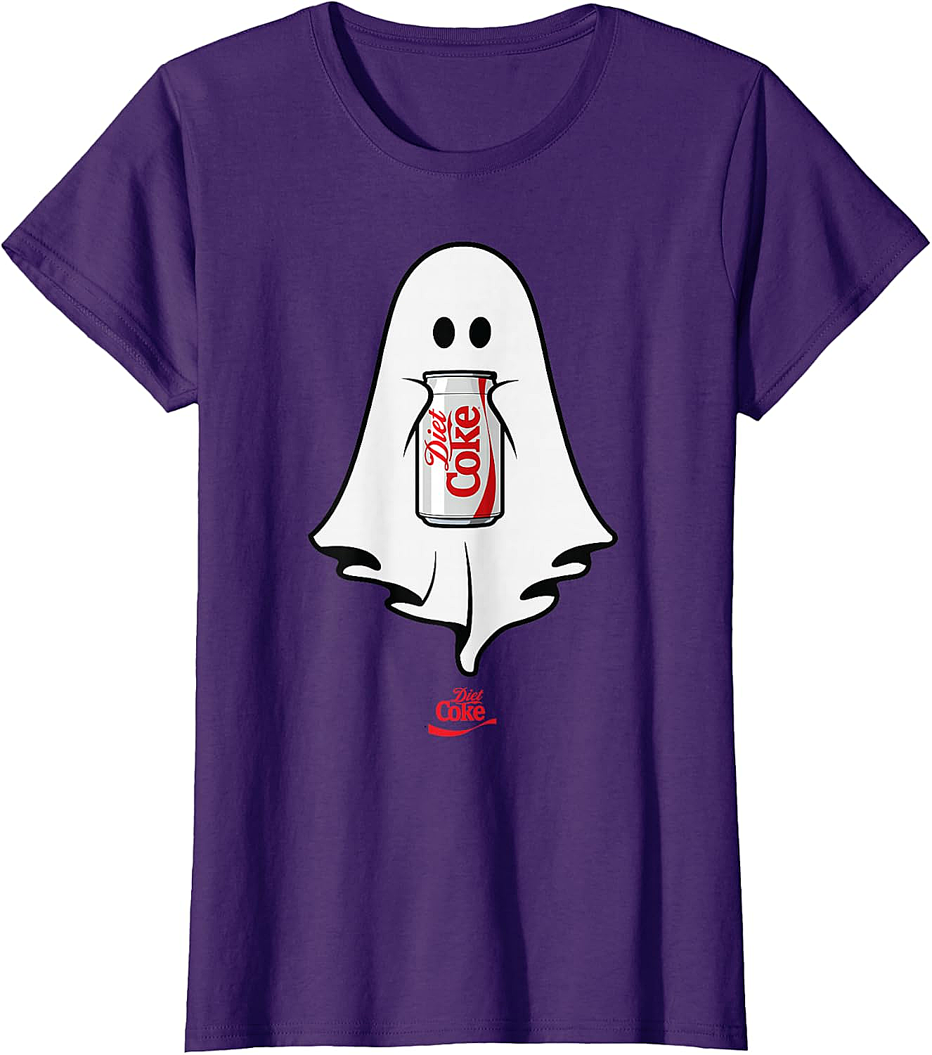 Diet Coke Ghost T-Shirt Halloween Funny Tee Soft Cotton
