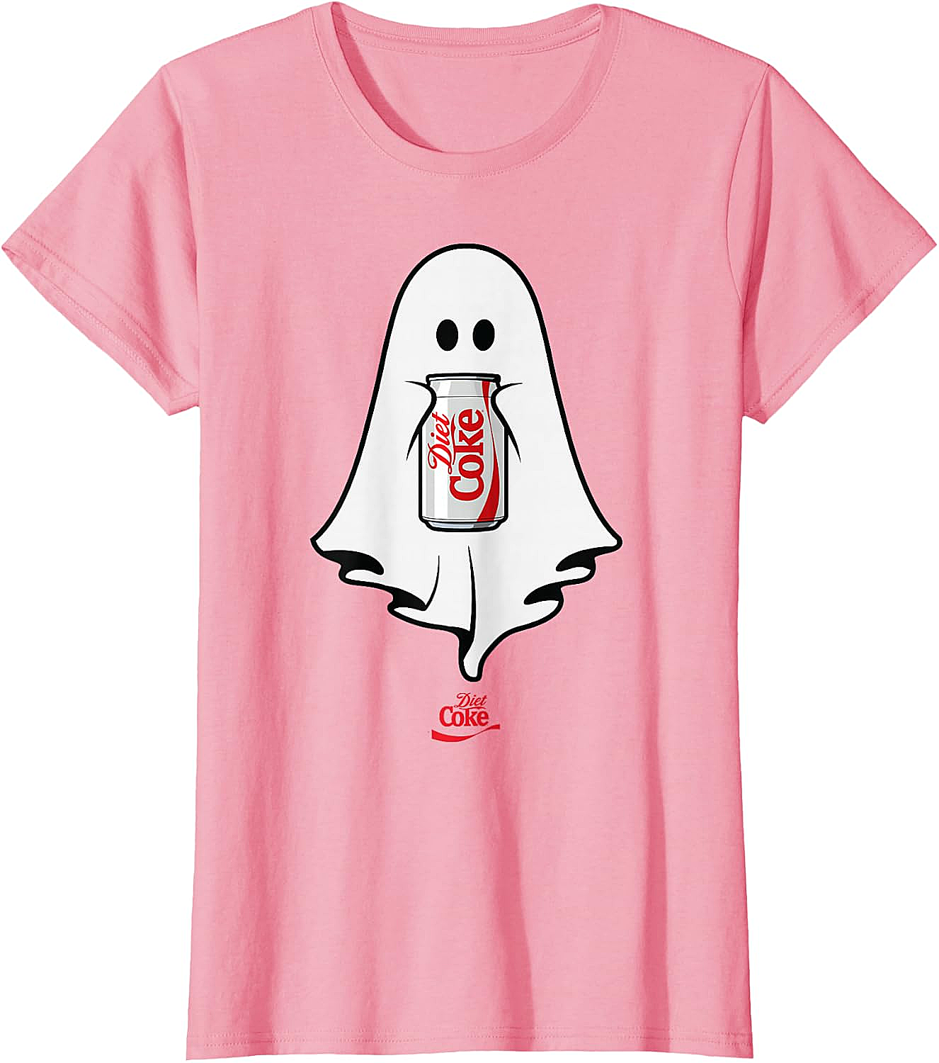 Diet Coke Ghost T-Shirt Halloween Funny Tee Soft Cotton
