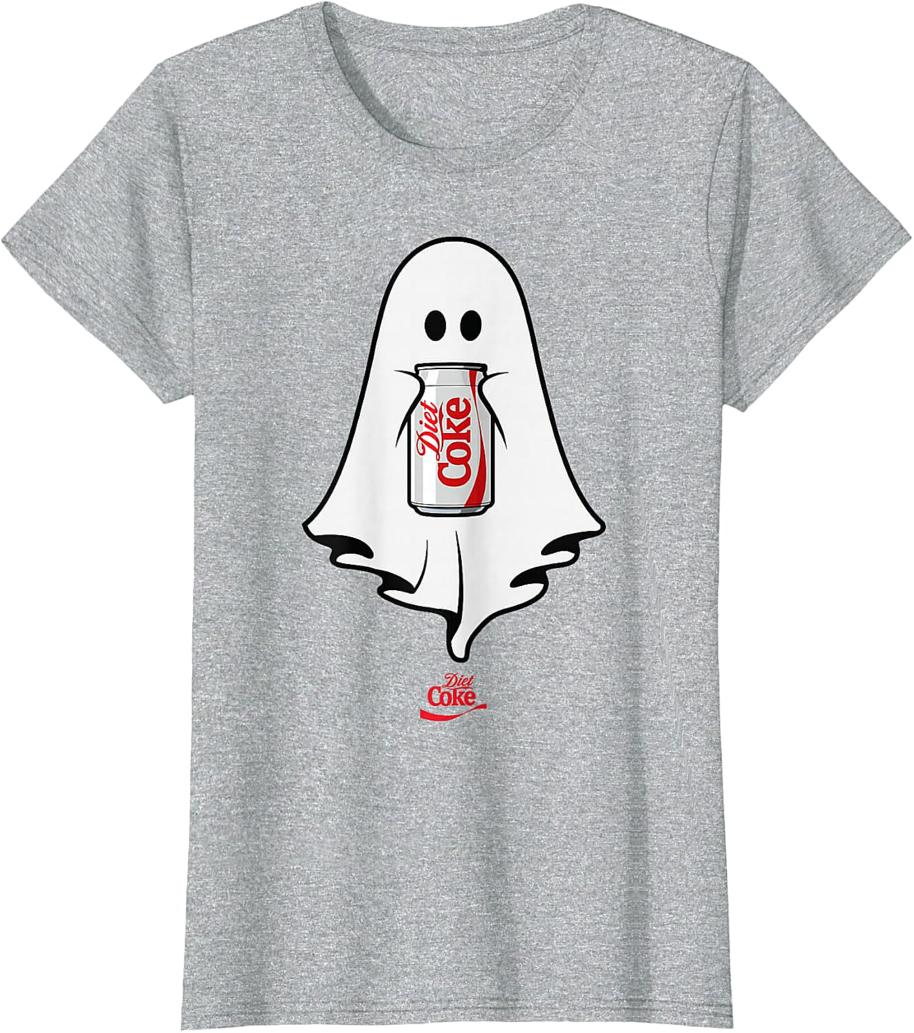 Diet Coke Ghost T-Shirt Halloween Funny Tee Soft Cotton