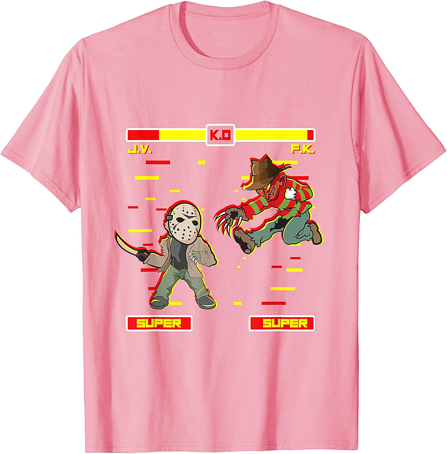 Horror Video Game T-Shirt | Freddy vs Jason Graphic Tee