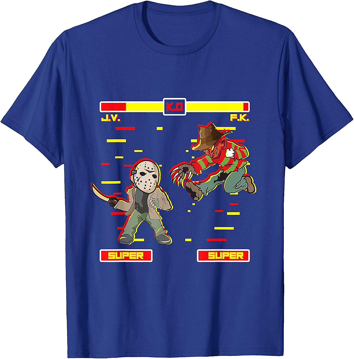 Horror Video Game T-Shirt | Freddy vs Jason Graphic Tee