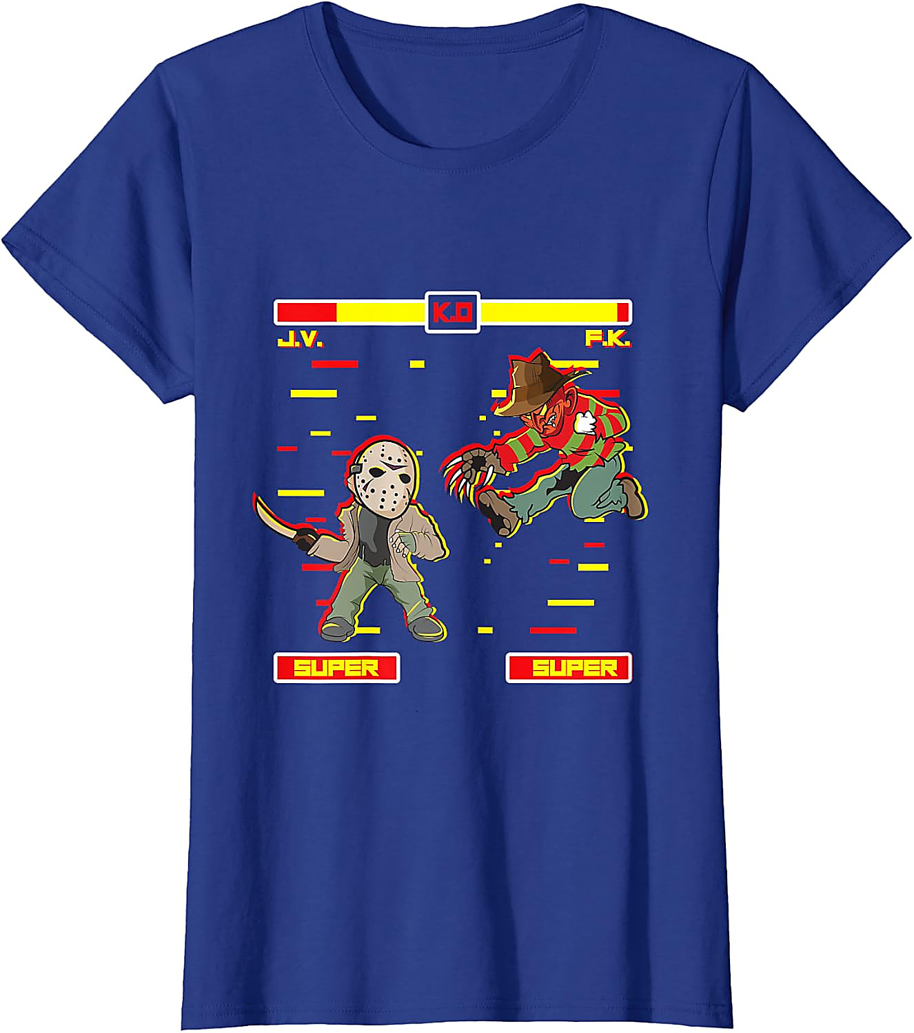 Horror Video Game T-Shirt | Freddy vs Jason Graphic Tee