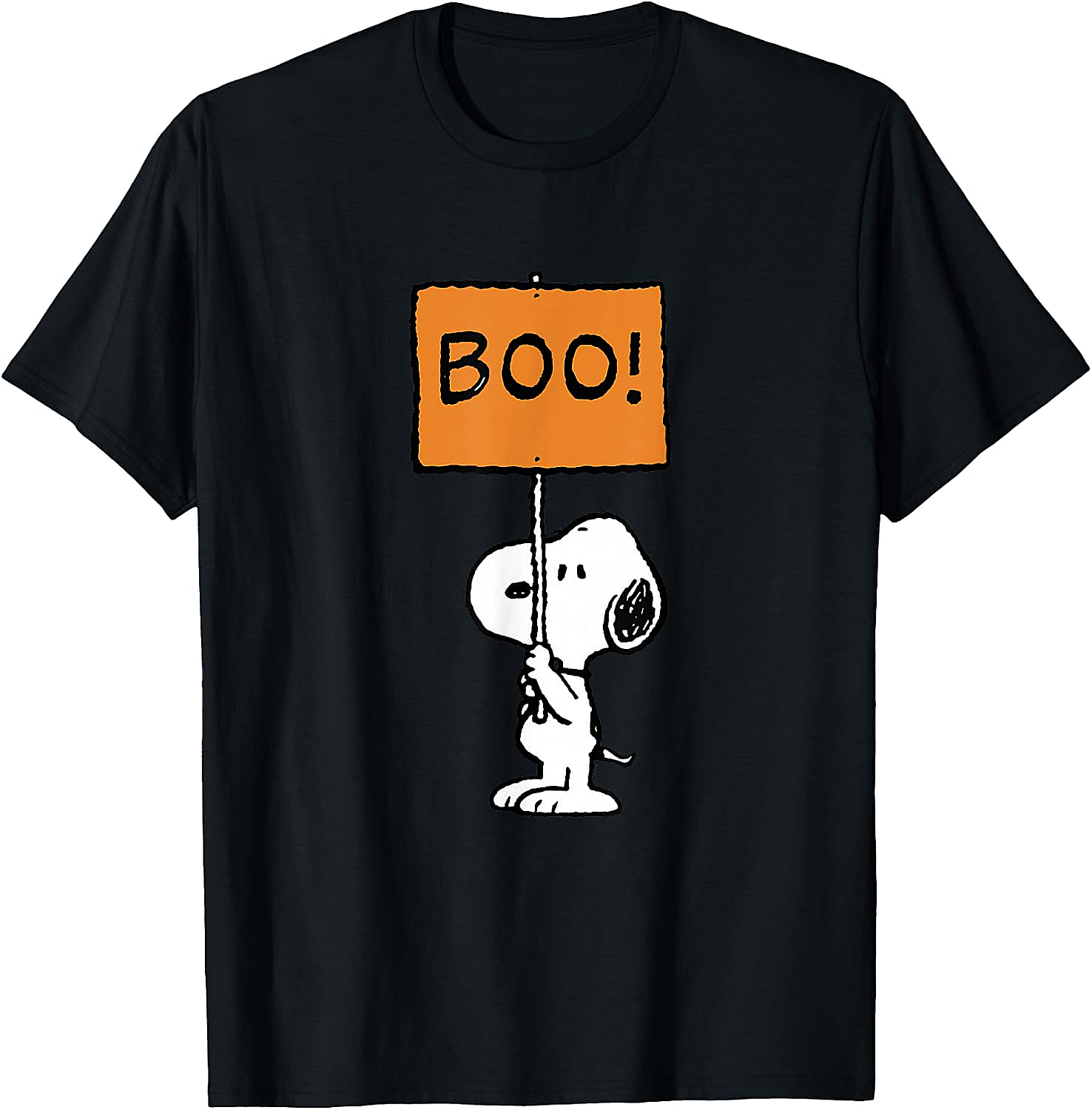 Peanuts Halloween Snoopy Boo! T-Shirt Funny Graphic Tee