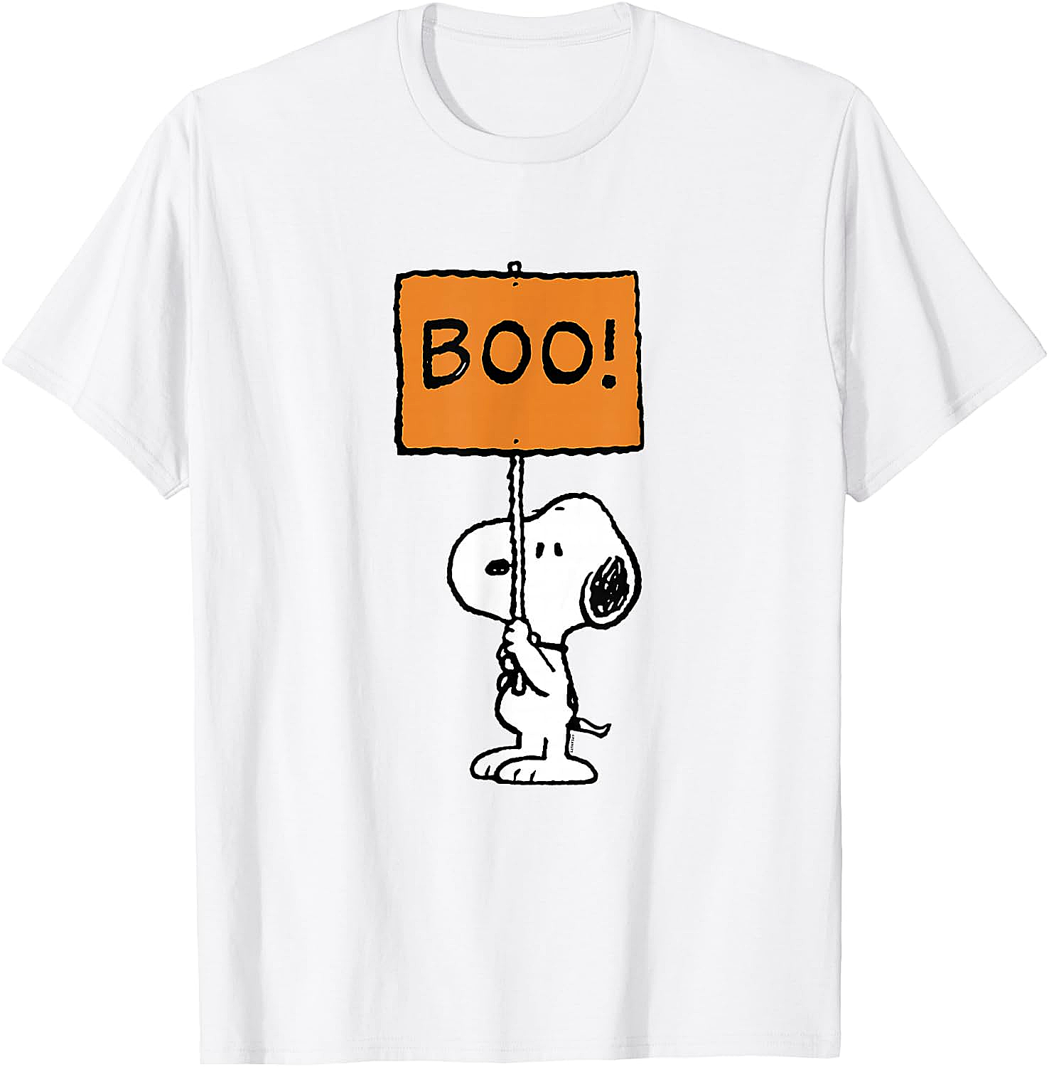  Peanuts Halloween Snoopy Boo! T-Shirt Funny Graphic Tee