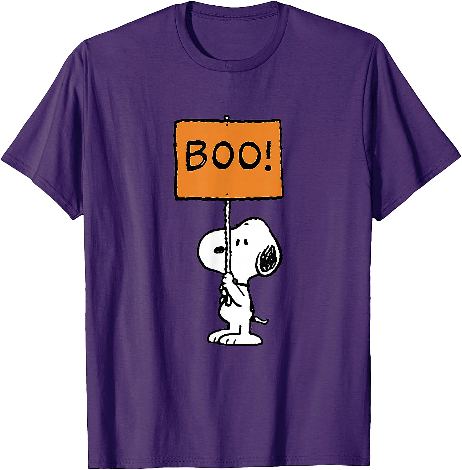  Peanuts Halloween Snoopy Boo! T-Shirt Funny Graphic Tee