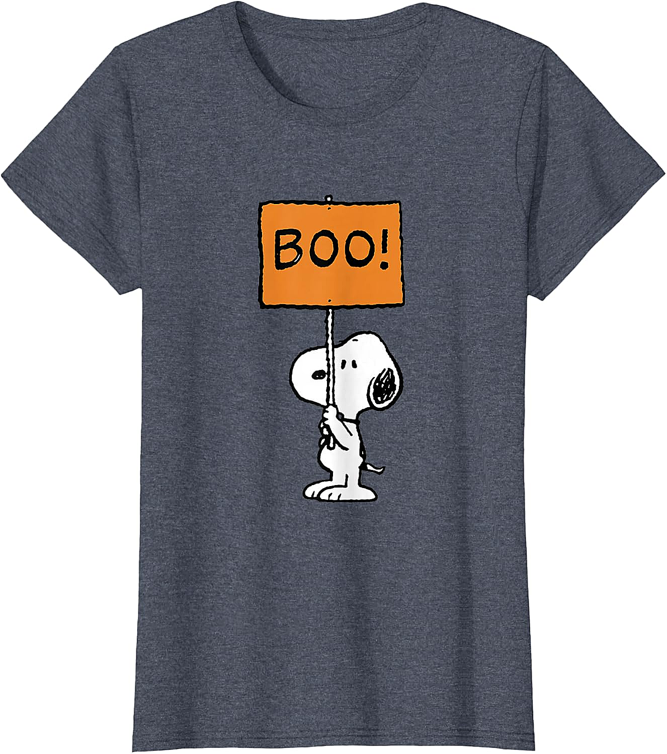  Peanuts Halloween Snoopy Boo! T-Shirt Funny Graphic Tee