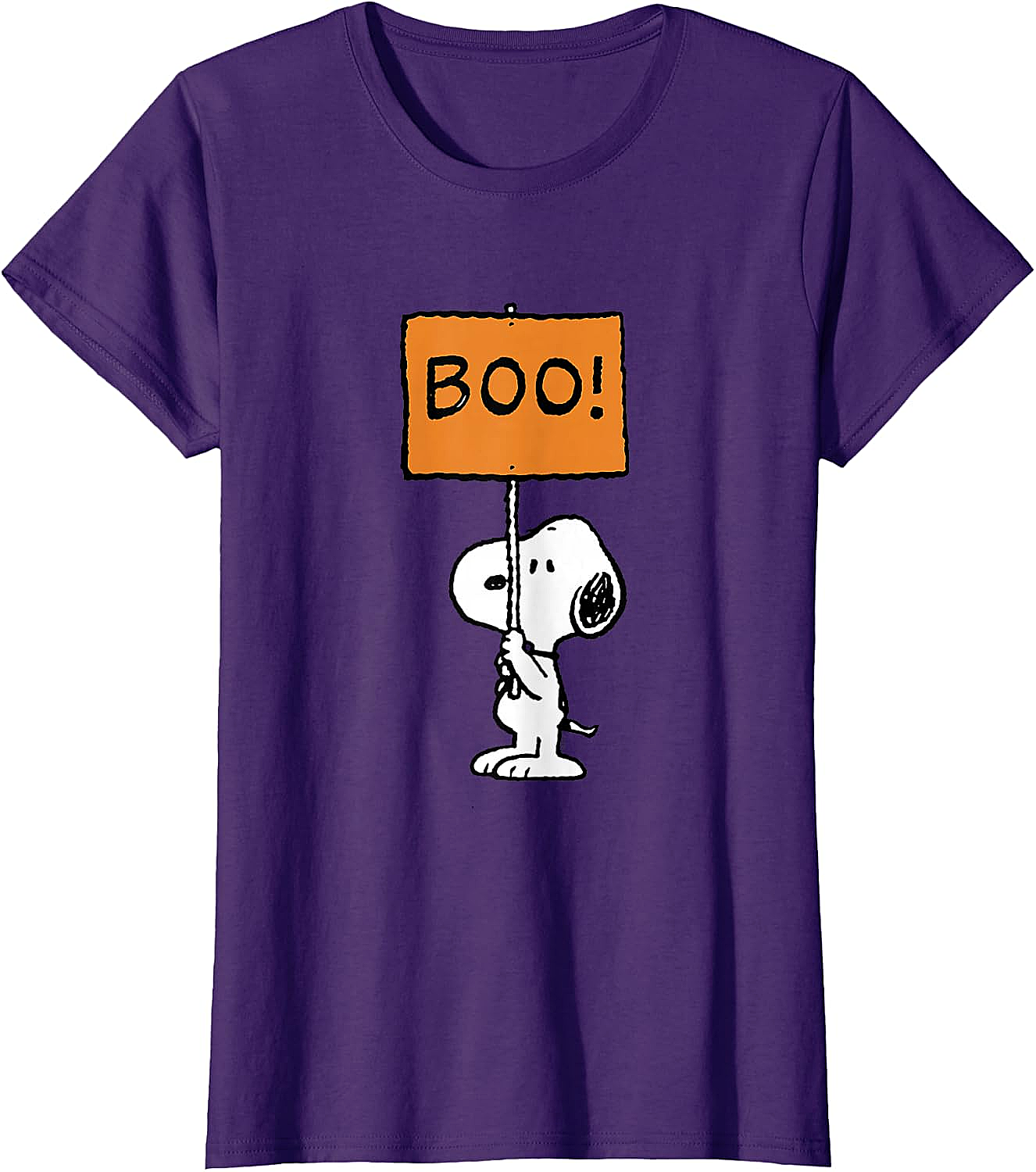  Peanuts Halloween Snoopy Boo! T-Shirt Funny Graphic Tee