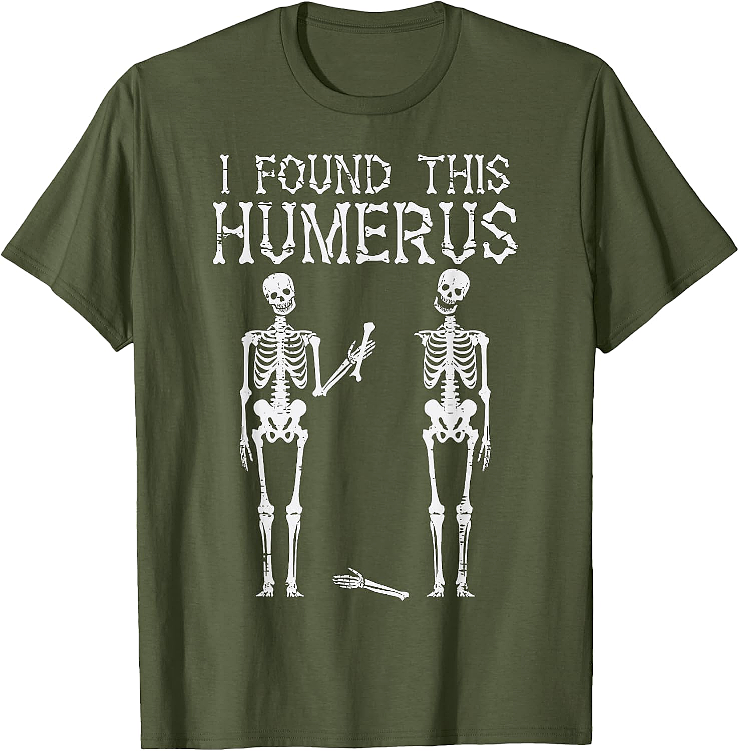 Funny Skeleton Humerus T-Shirt Halloween Pun Tee Gift