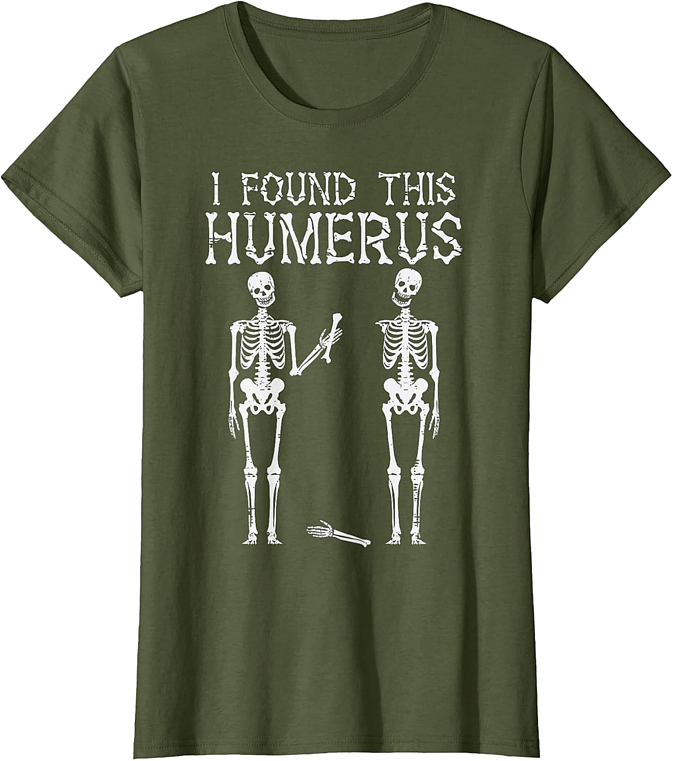 Funny Skeleton Humerus T-Shirt Halloween Pun Tee Gift
