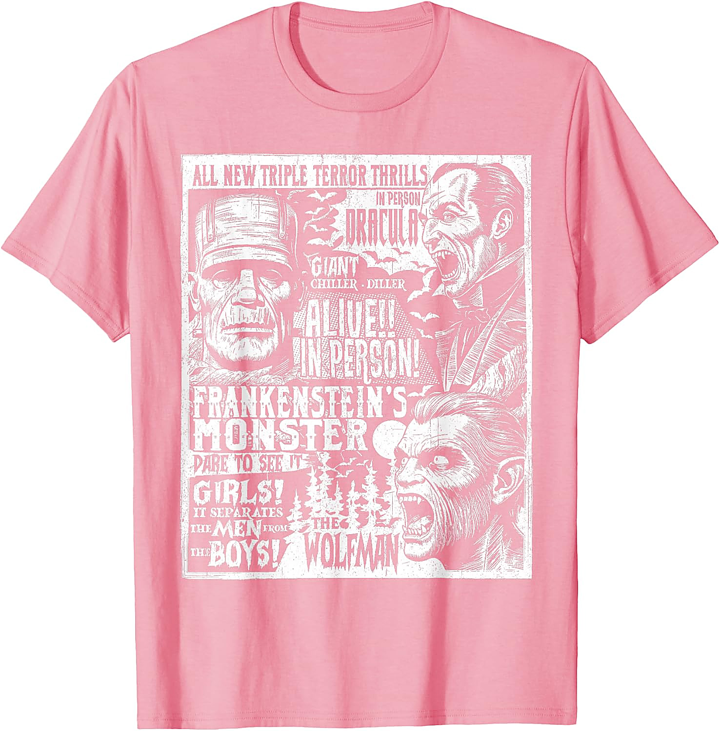 Vintage Horror Movie Poster T-Shirt | Classic Monster Tee