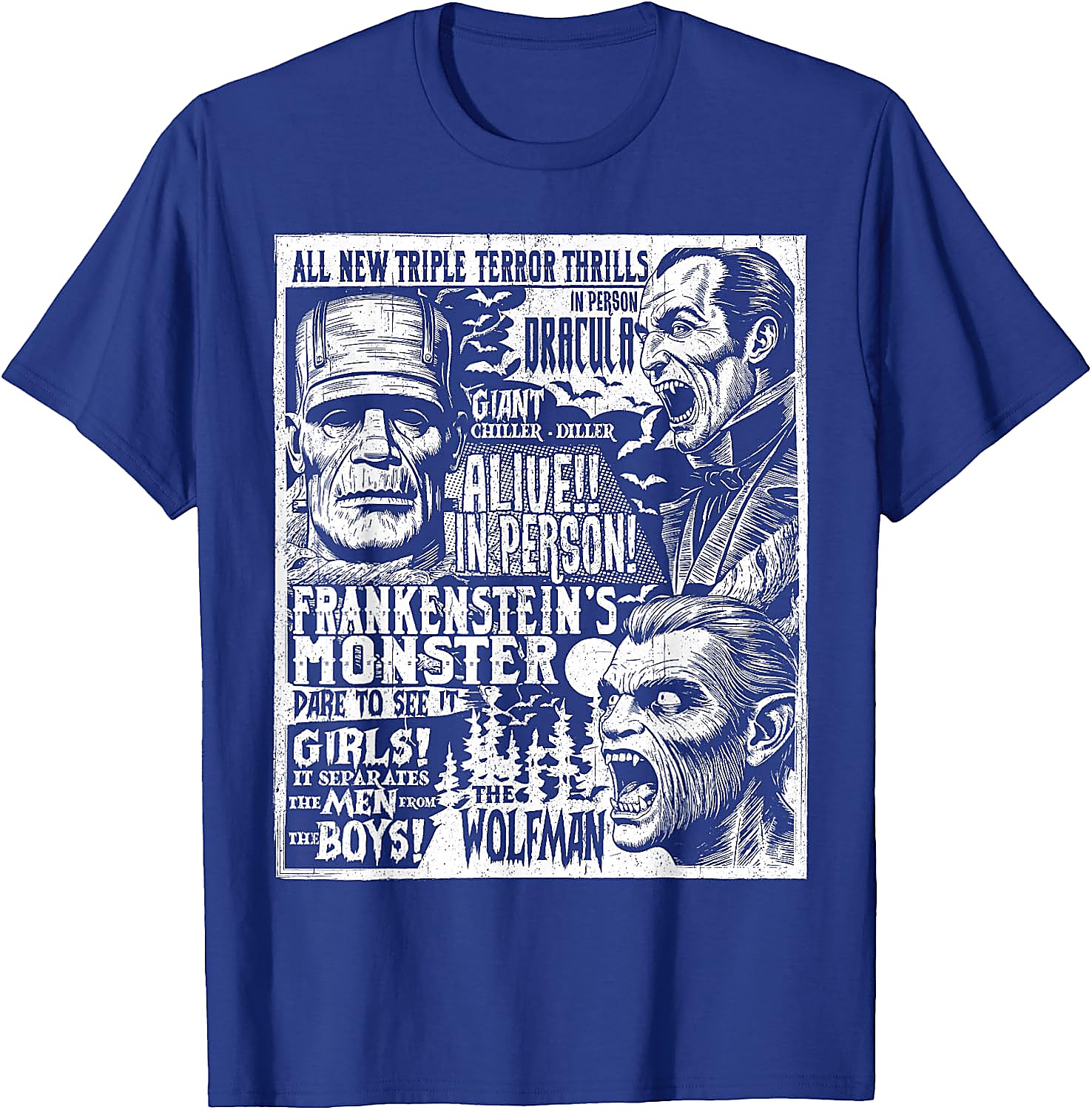 Vintage Horror Movie Poster T-Shirt | Classic Monster Tee