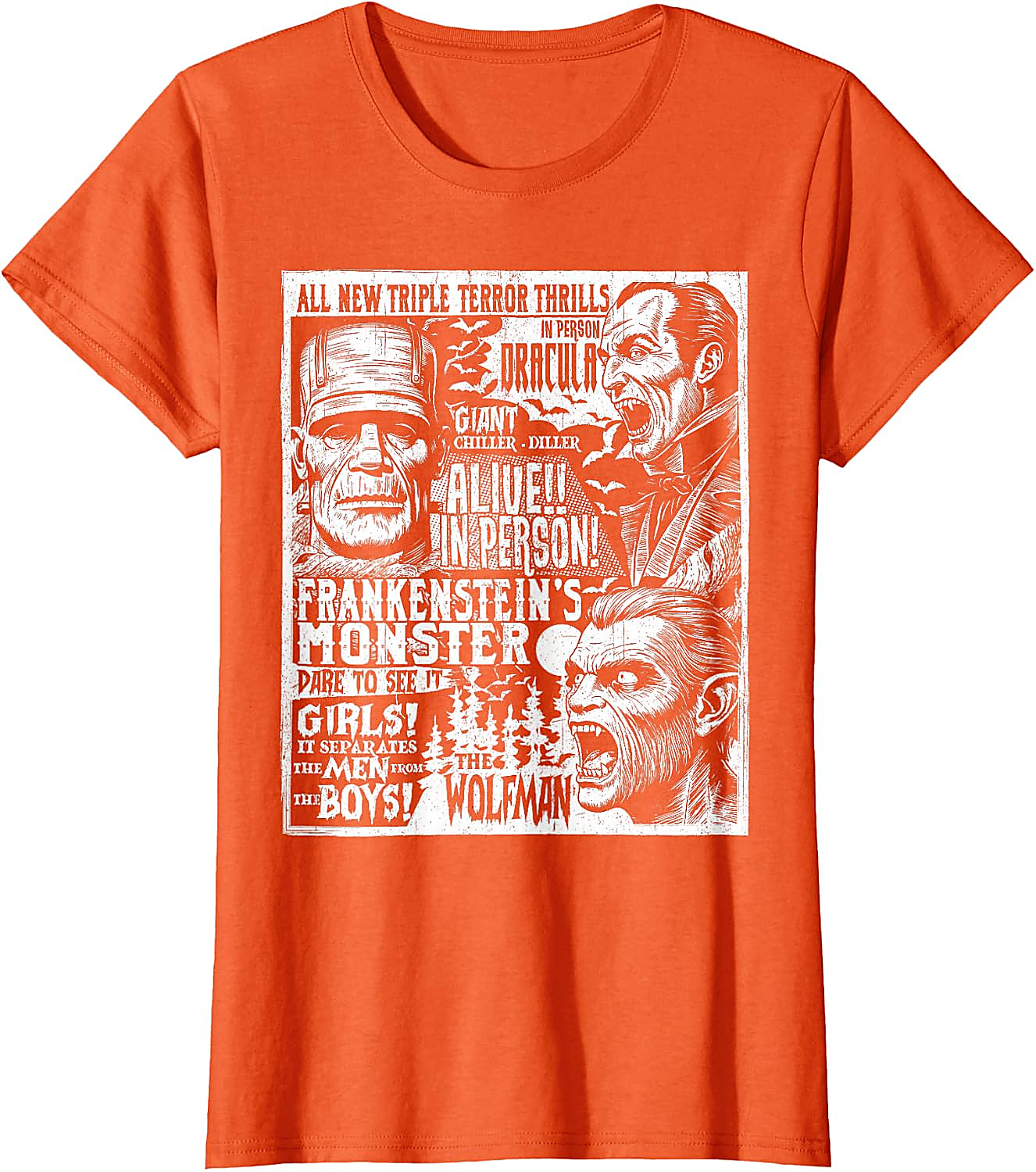 Vintage Horror Movie Poster T-Shirt | Classic Monster Tee