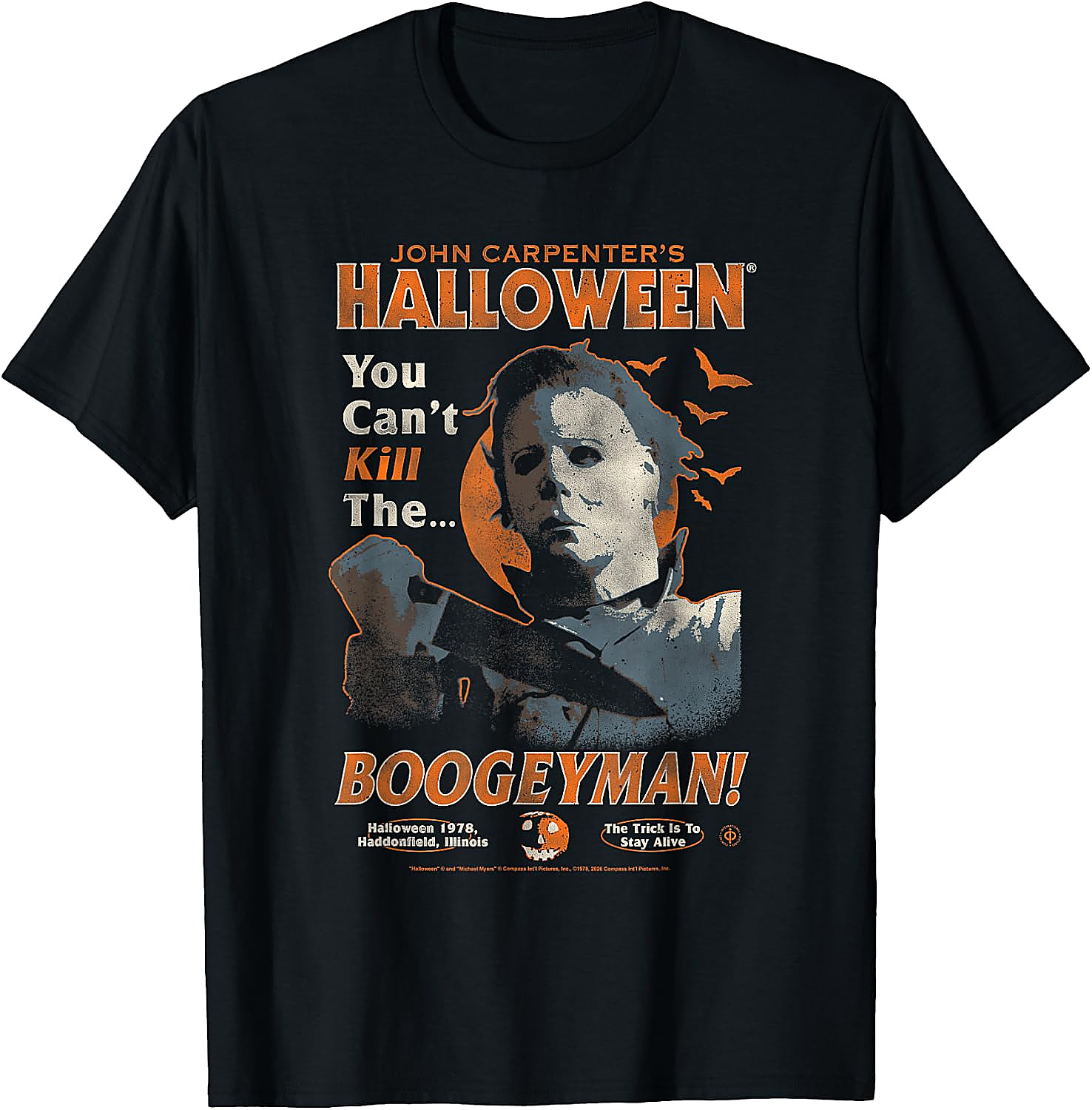 Halloween Michael Myers Retro Horror T-Shirt
