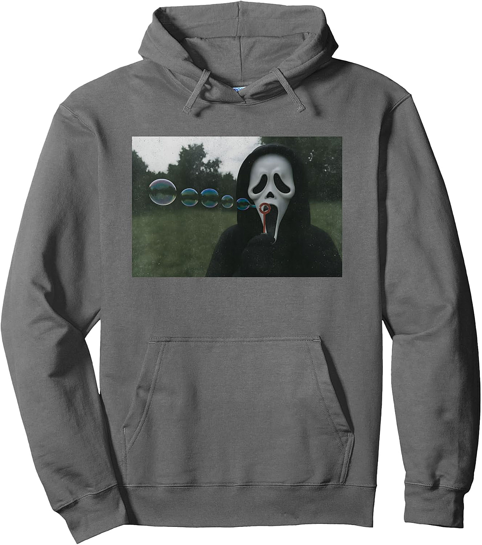 Scary Face Bubbles Hoodie | Funny Halloween Meme Pullover