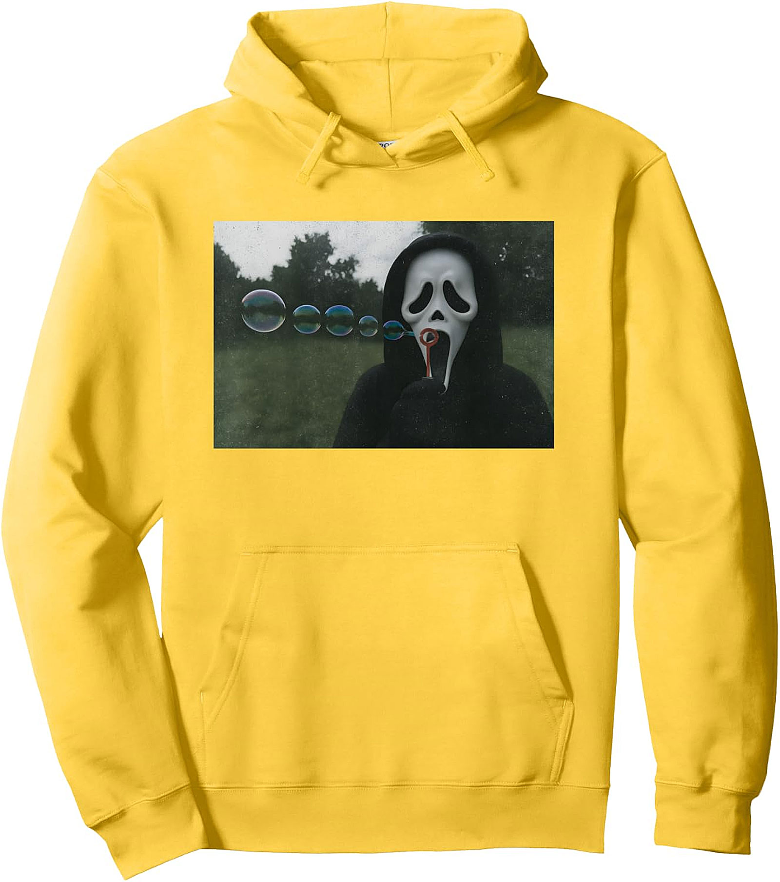 Scary Face Bubbles Hoodie | Funny Halloween Meme Pullover