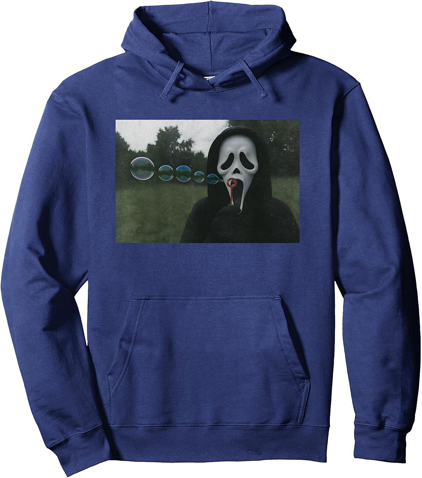 Scary Face Bubbles Hoodie | Funny Halloween Meme Pullover