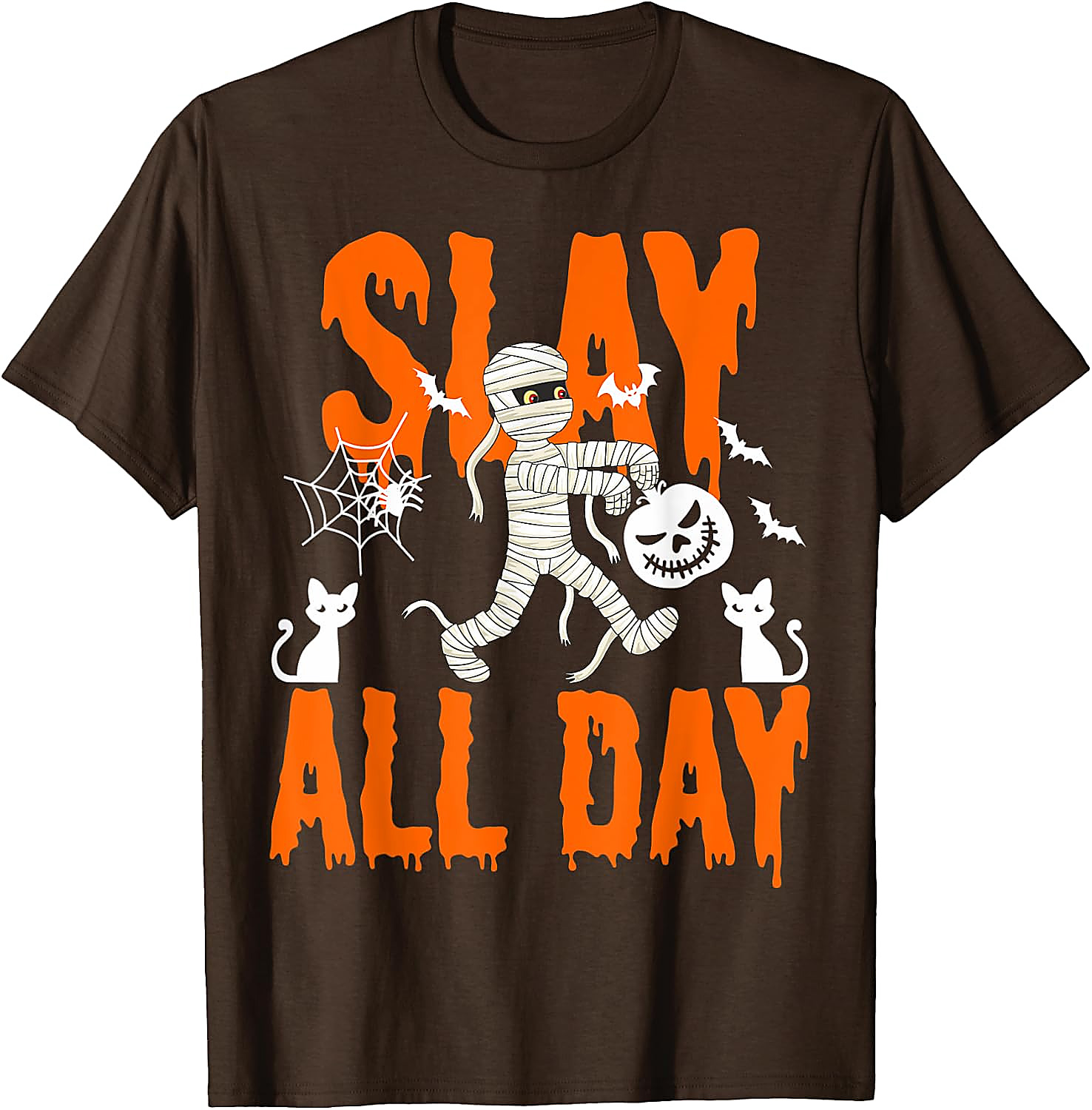 Slay All Day Halloween Shirt | Funny Mummy Graphic Tee