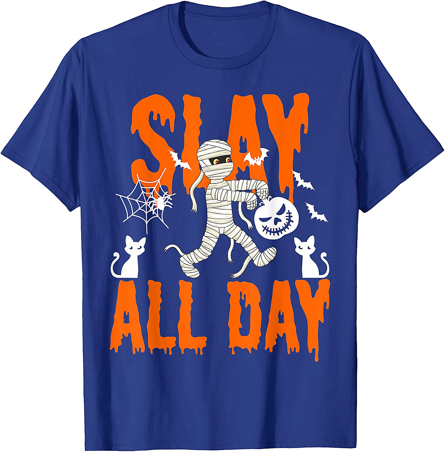 Slay All Day Halloween Shirt | Funny Mummy Graphic Tee