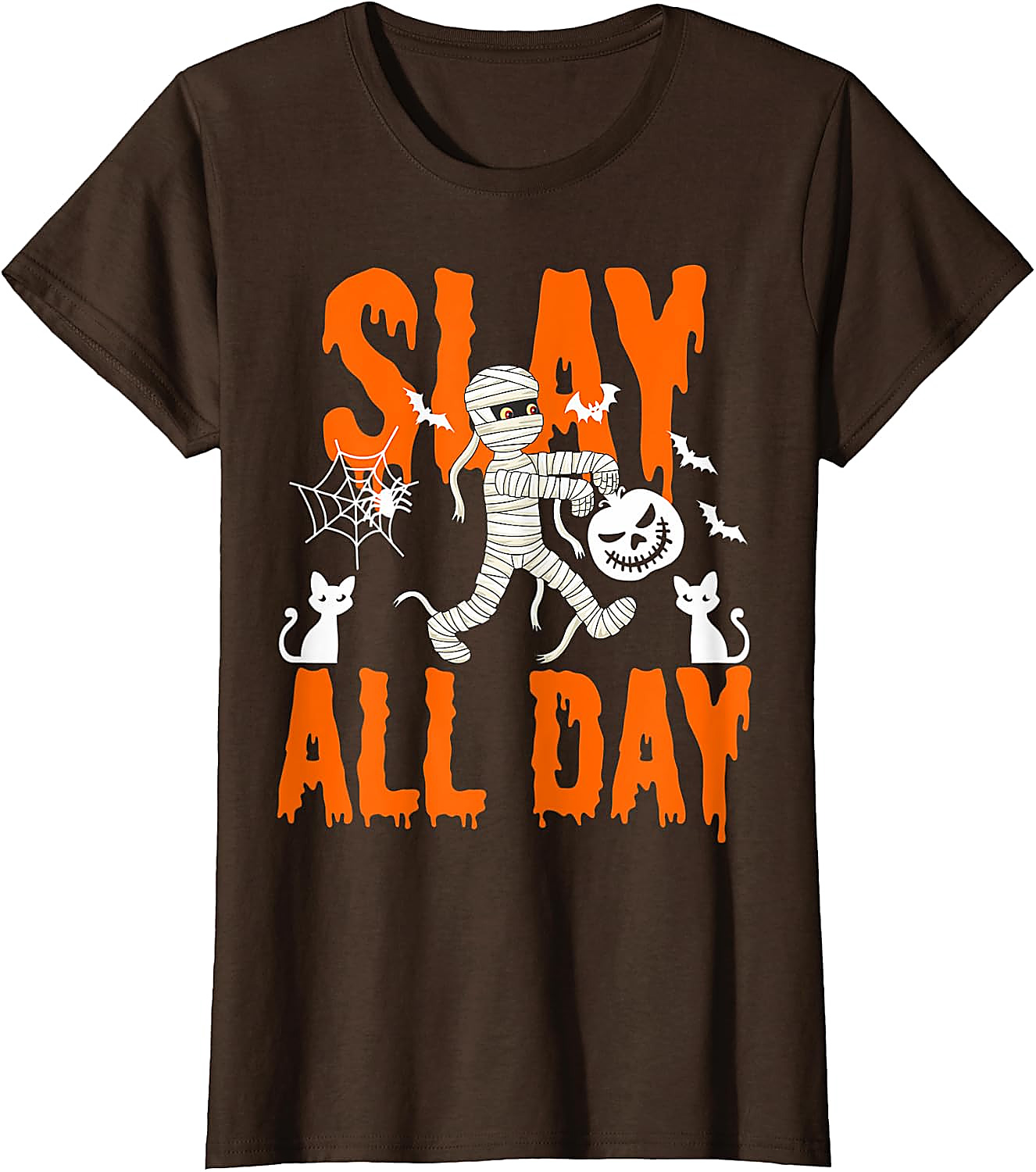 Slay All Day Halloween Shirt | Funny Mummy Graphic Tee