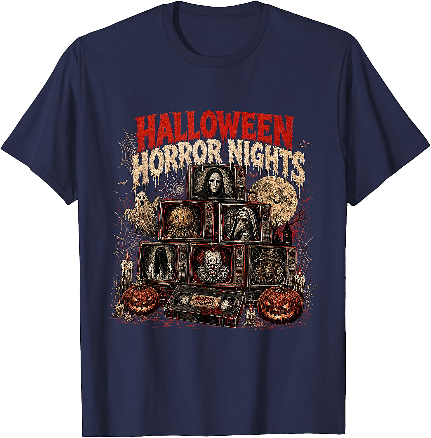 Vintage Halloween Horror Nights T-Shirt | Retro 90s Tee