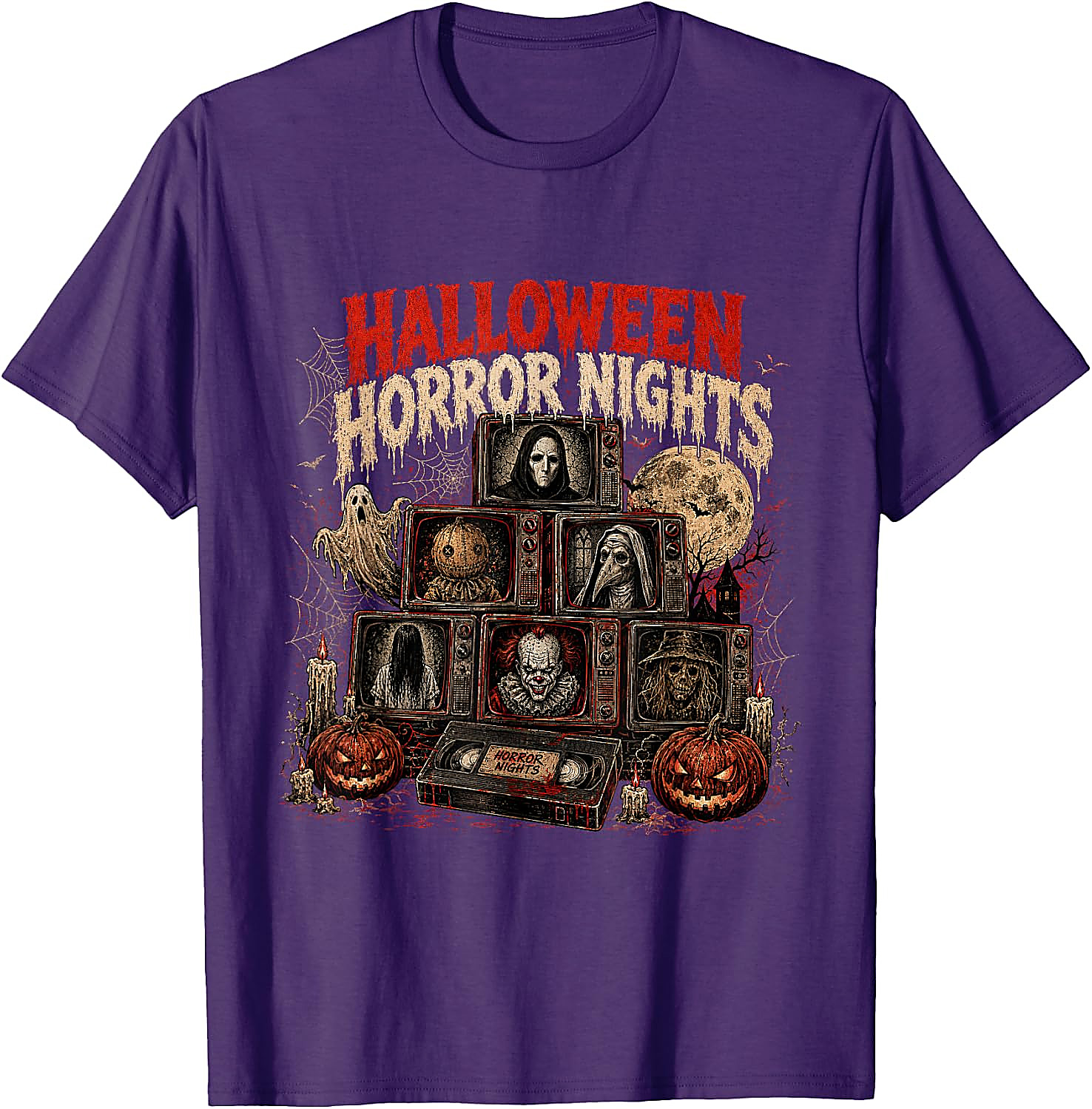 Vintage Halloween Horror Nights T-Shirt | Retro 90s Tee