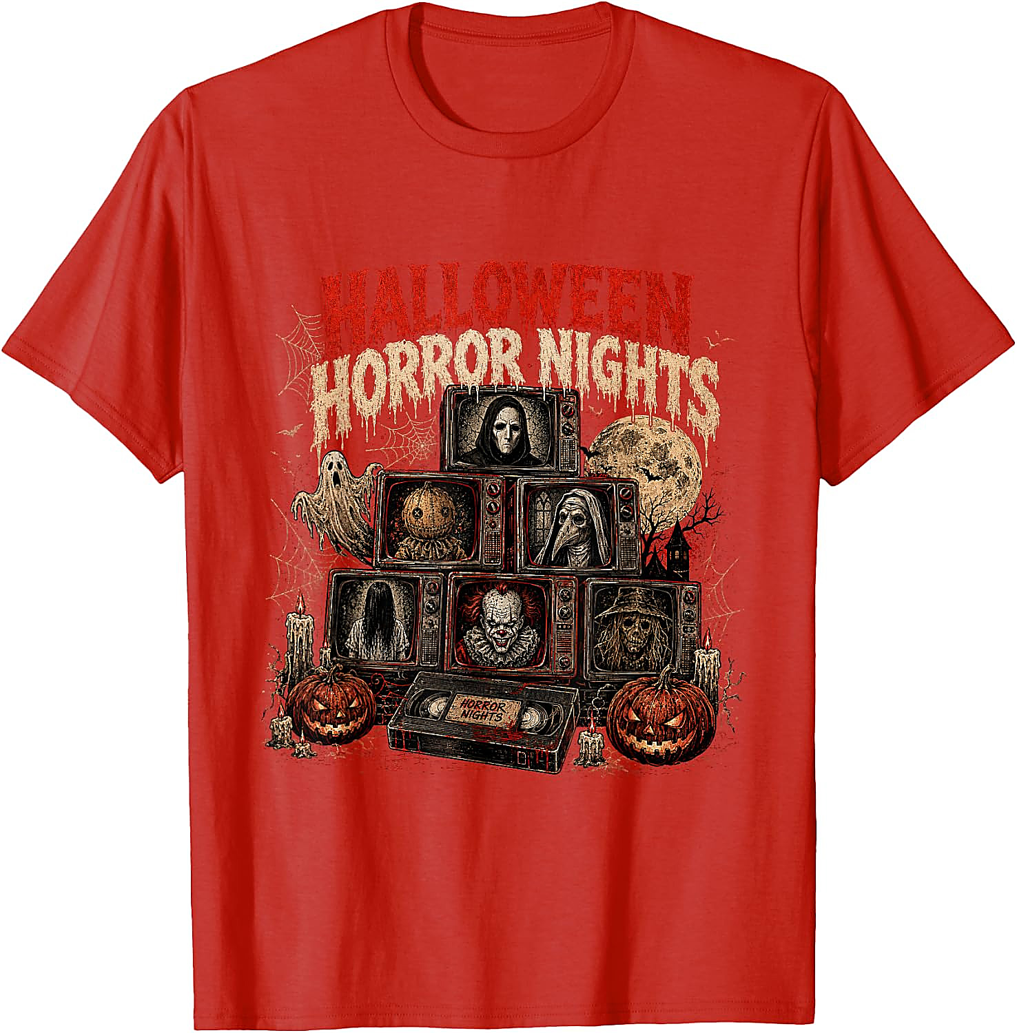Vintage Halloween Horror Nights T-Shirt | Retro 90s Tee
