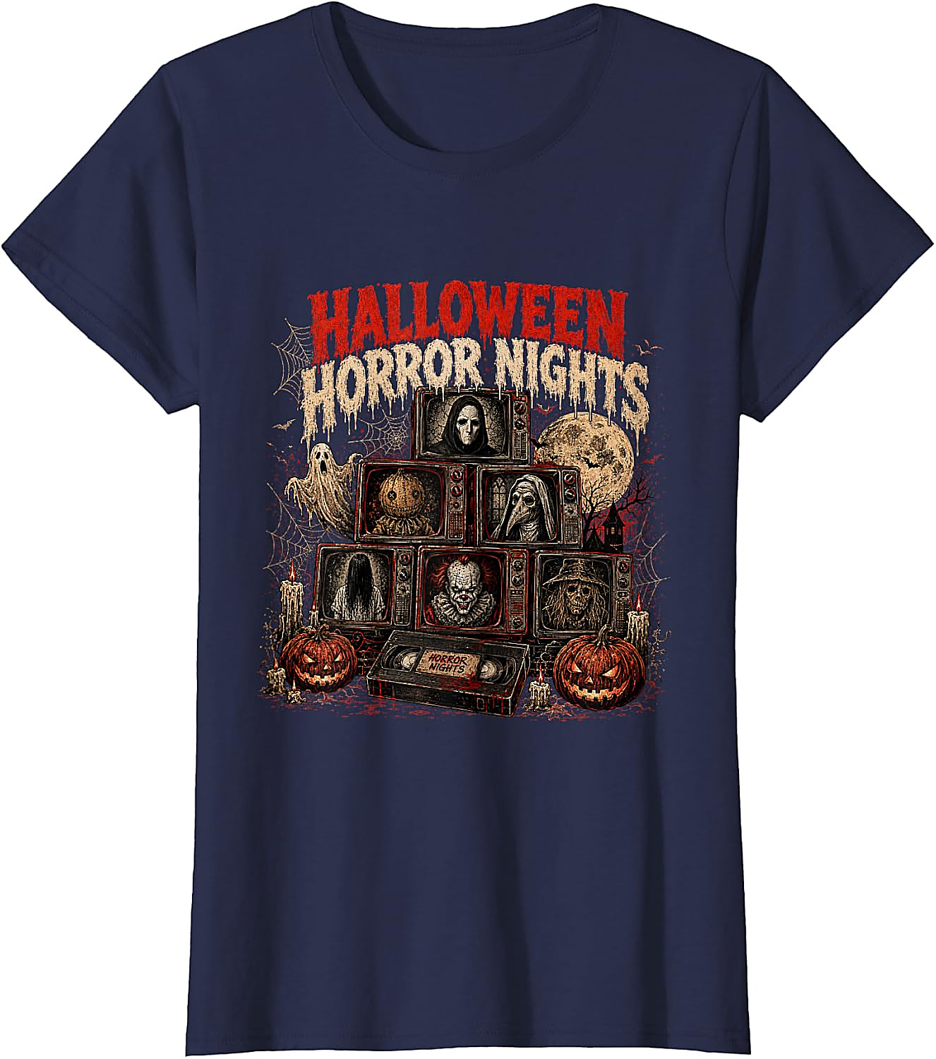 Vintage Halloween Horror Nights T-Shirt | Retro 90s Tee