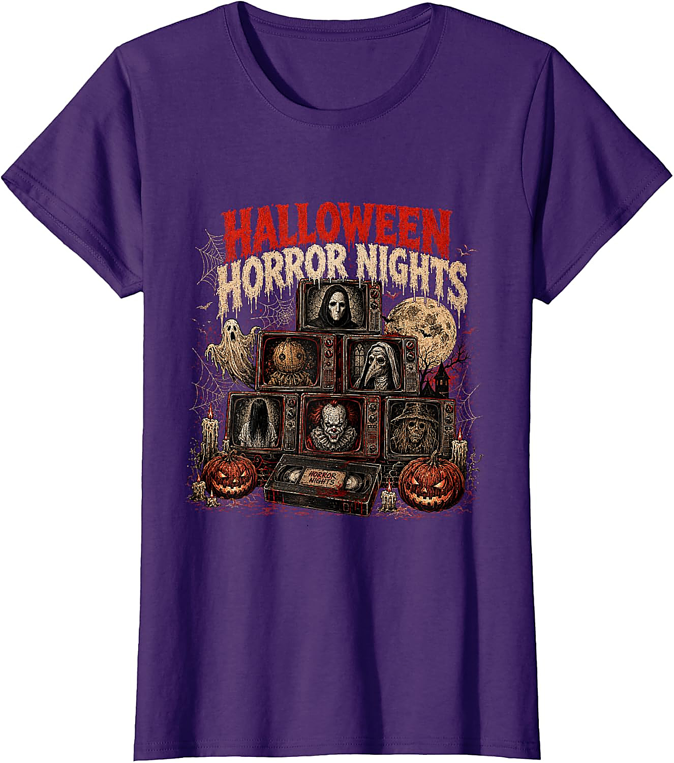 Vintage Halloween Horror Nights T-Shirt | Retro 90s Tee