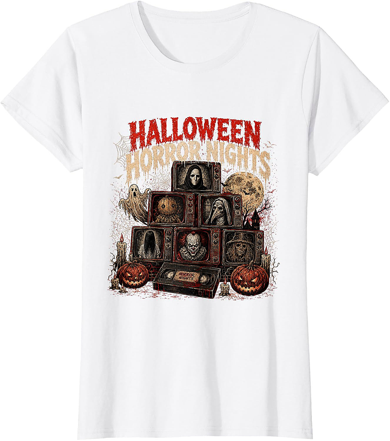 Vintage Halloween Horror Nights T-Shirt | Retro 90s Tee