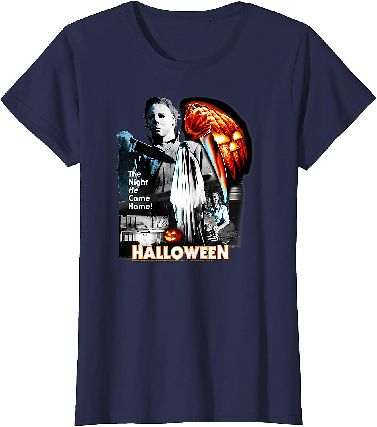 Halloween The Night He Came Home T-Shirt | Horror Movie Tee