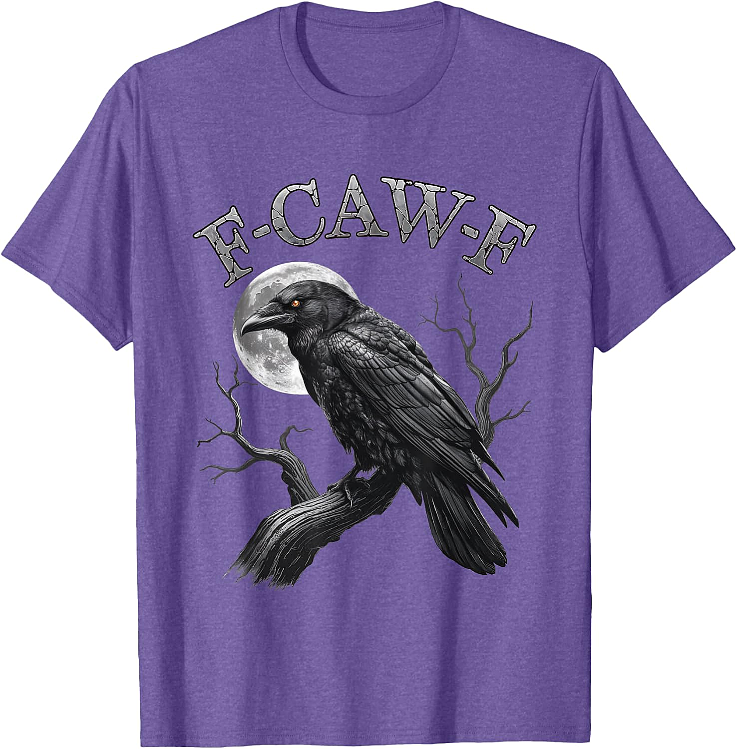  F-Caw-F Crow Moon T-Shirt Dark Humor Tee Halloween Gift