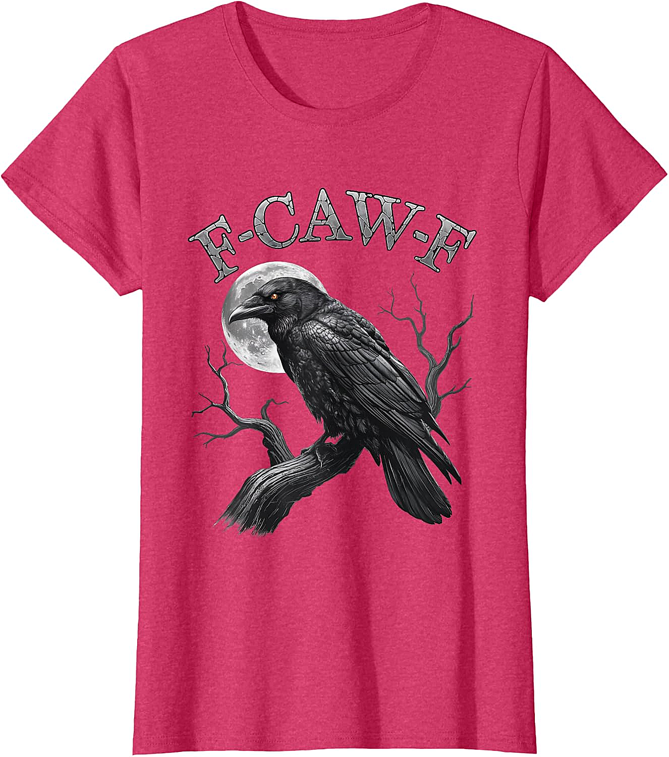  F-Caw-F Crow Moon T-Shirt Dark Humor Tee Halloween Gift
