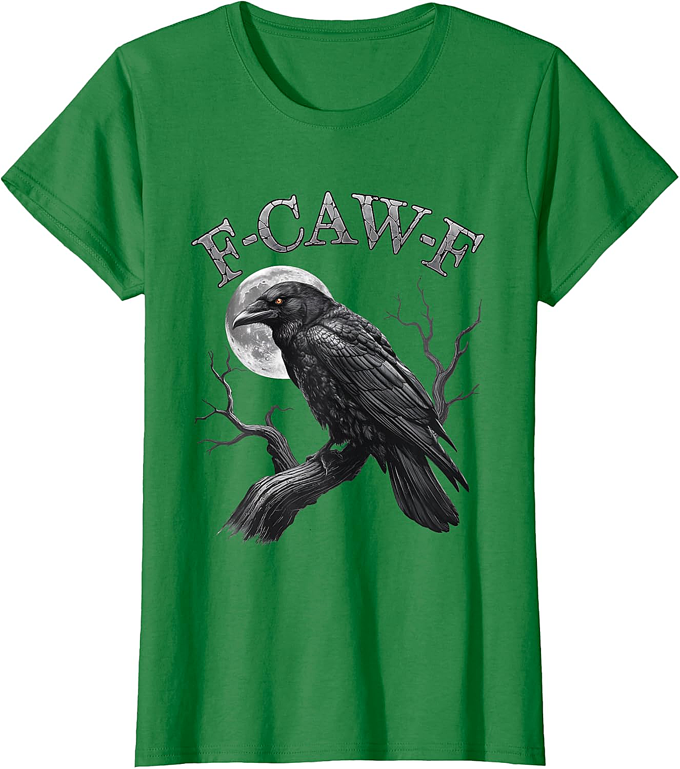  F-Caw-F Crow Moon T-Shirt Dark Humor Tee Halloween Gift