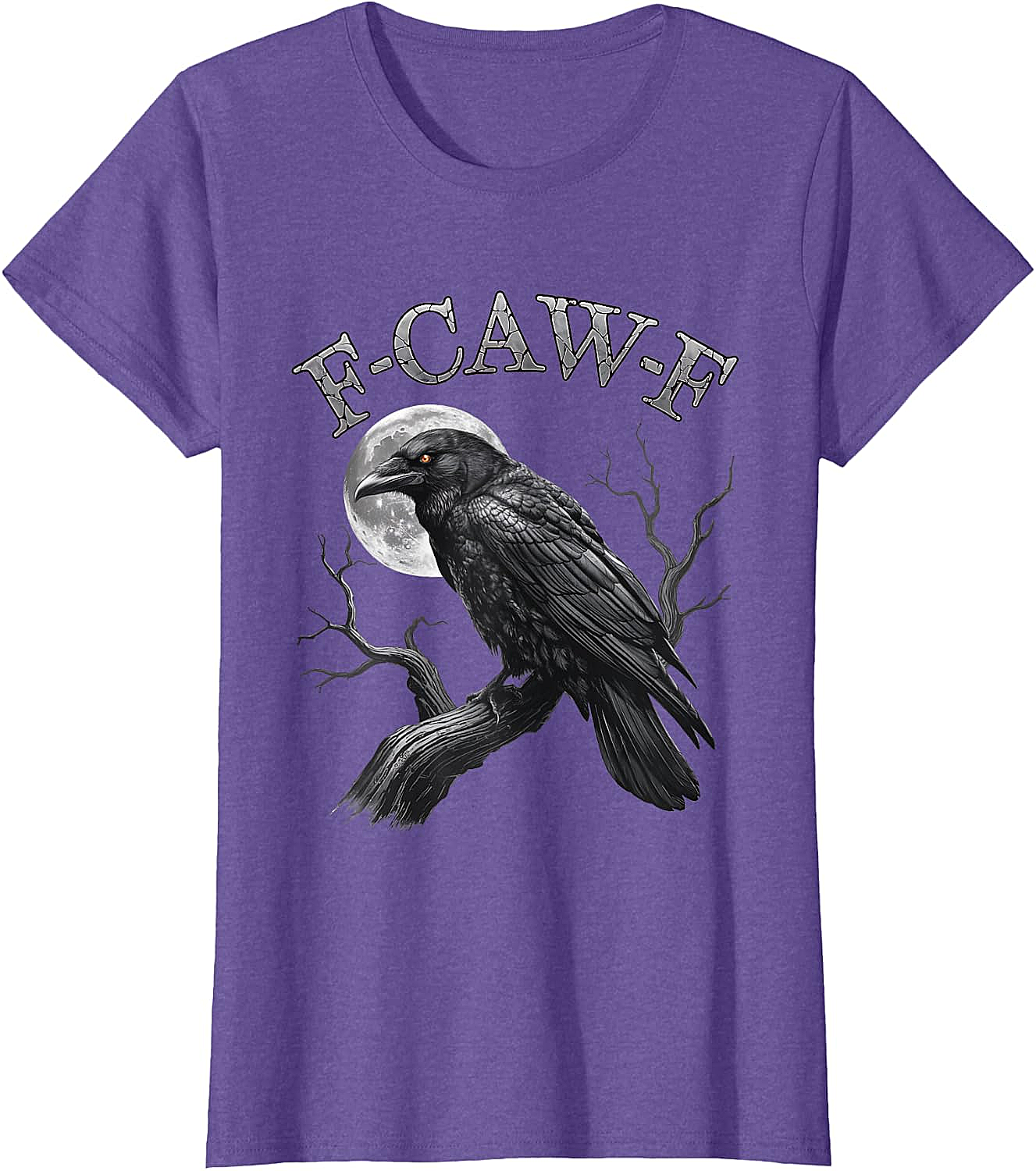  F-Caw-F Crow Moon T-Shirt Dark Humor Tee Halloween Gift