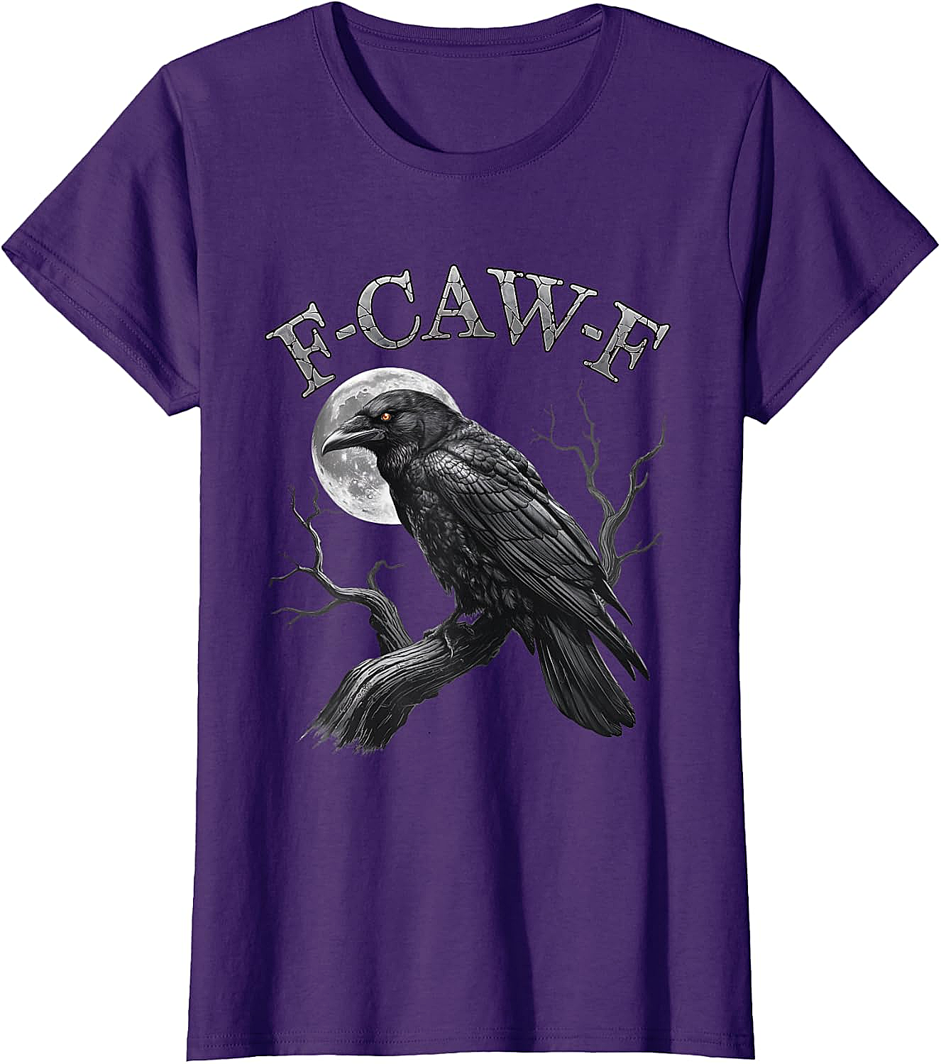  F-Caw-F Crow Moon T-Shirt Dark Humor Tee Halloween Gift