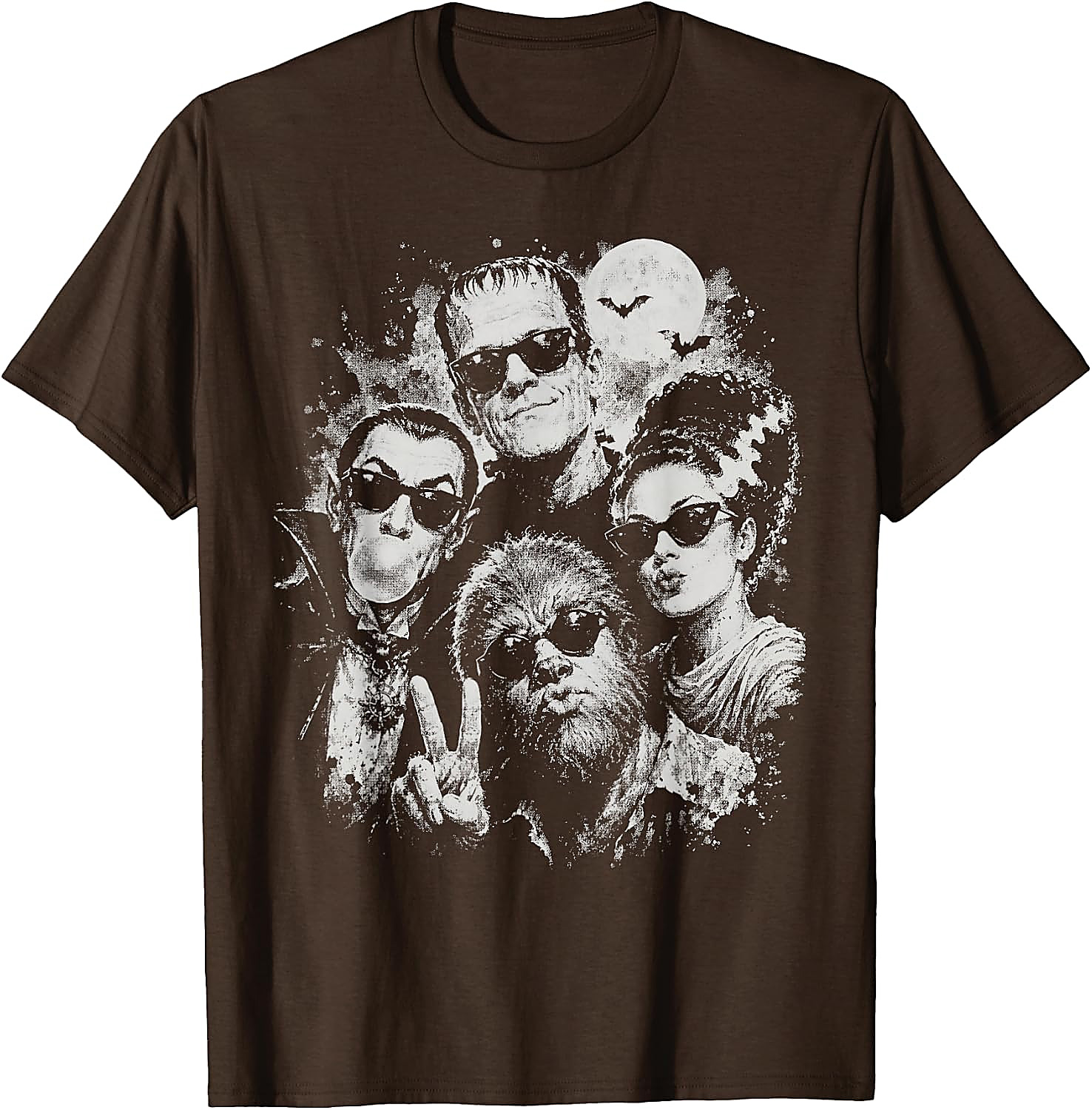 Monsters Selfie T-Shirt | Vintage 90s Halloween Tee