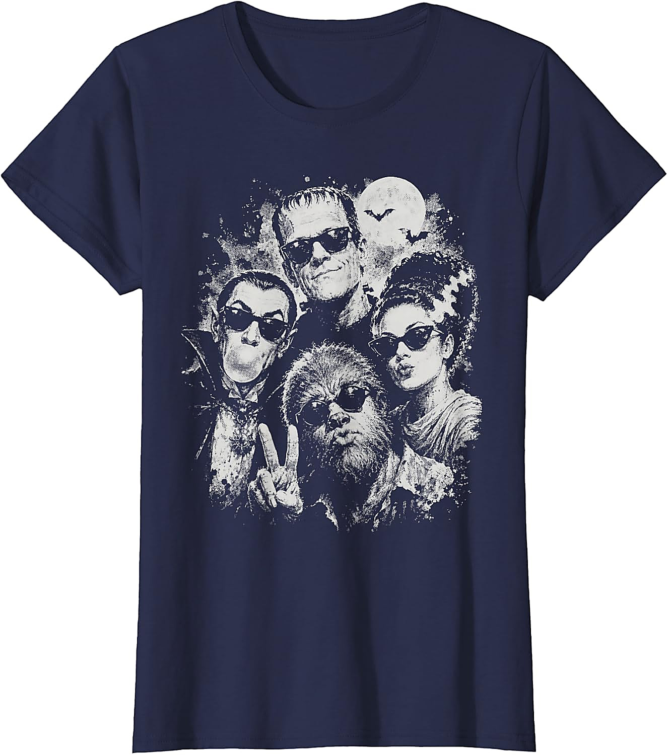 Monsters Selfie T-Shirt | Vintage 90s Halloween Tee