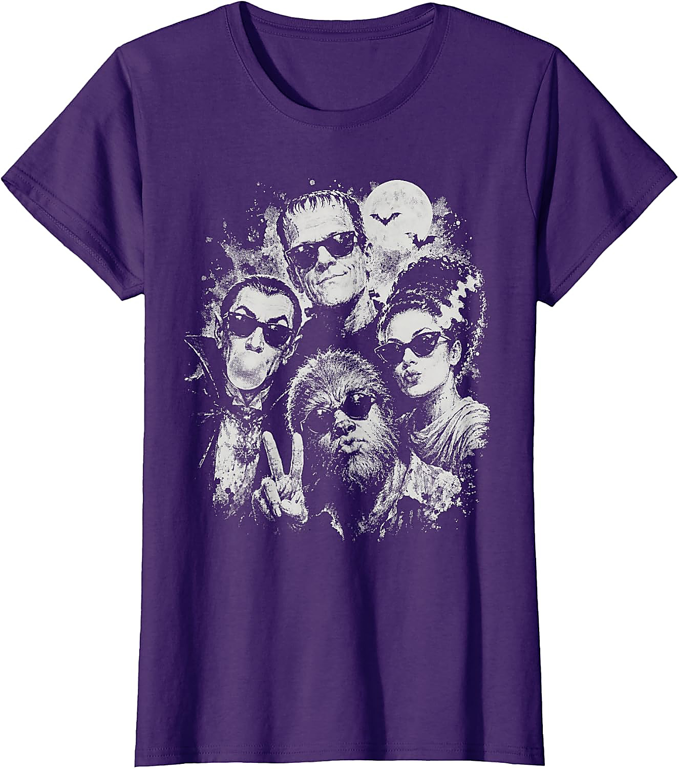 Monsters Selfie T-Shirt | Vintage 90s Halloween Tee