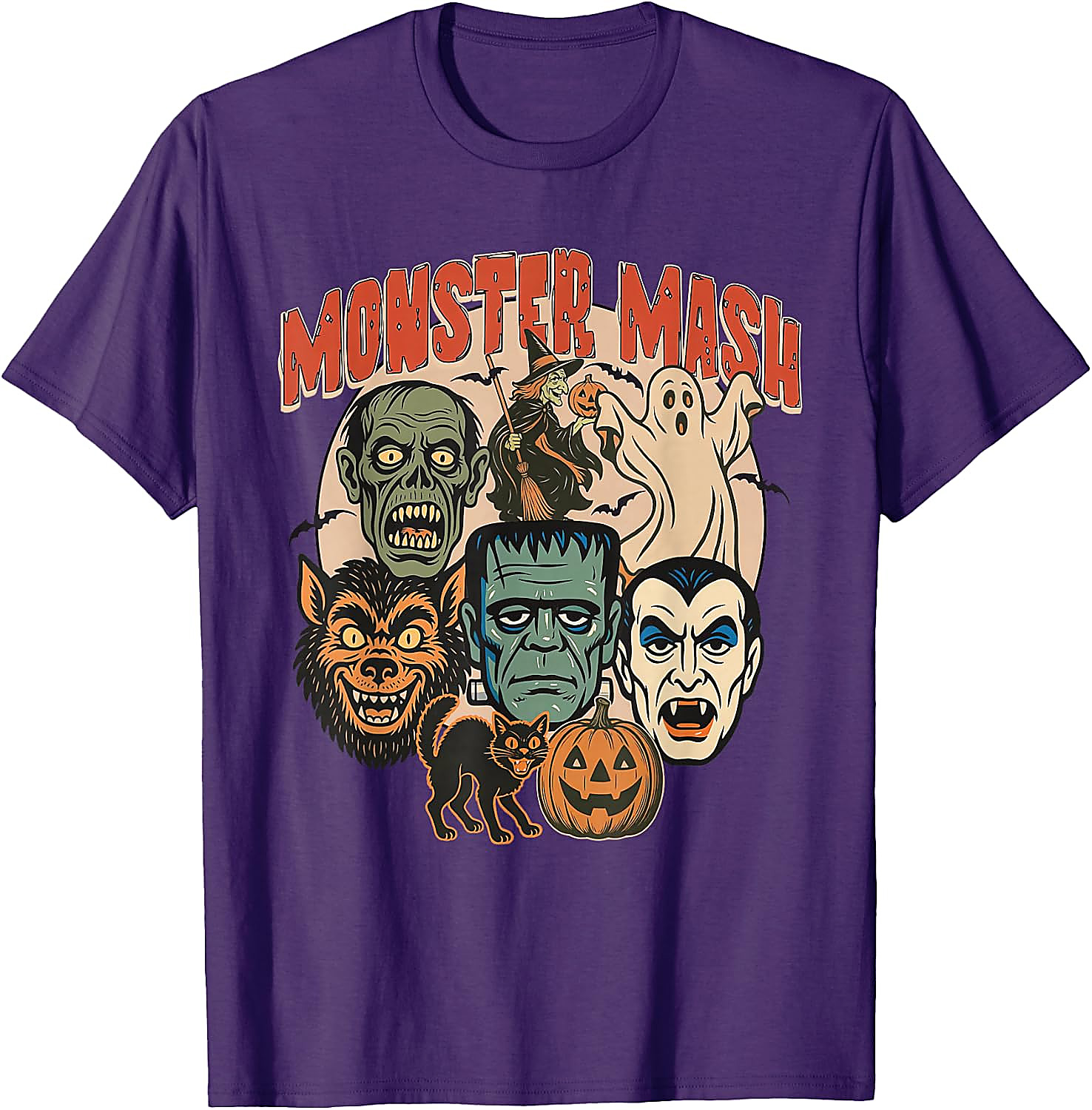 Monster Mash Halloween T-Shirt | Retro Spooky Graphic Tee