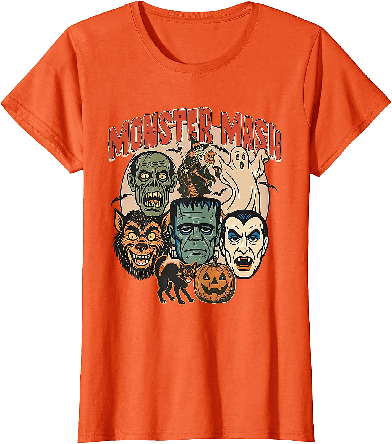 Monster Mash Halloween T-Shirt | Retro Spooky Graphic Tee
