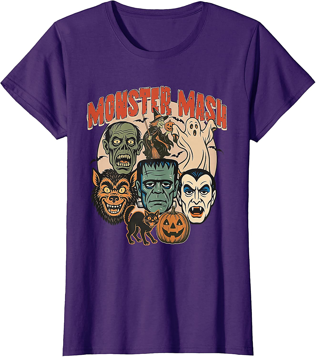 Monster Mash Halloween T-Shirt | Retro Spooky Graphic Tee