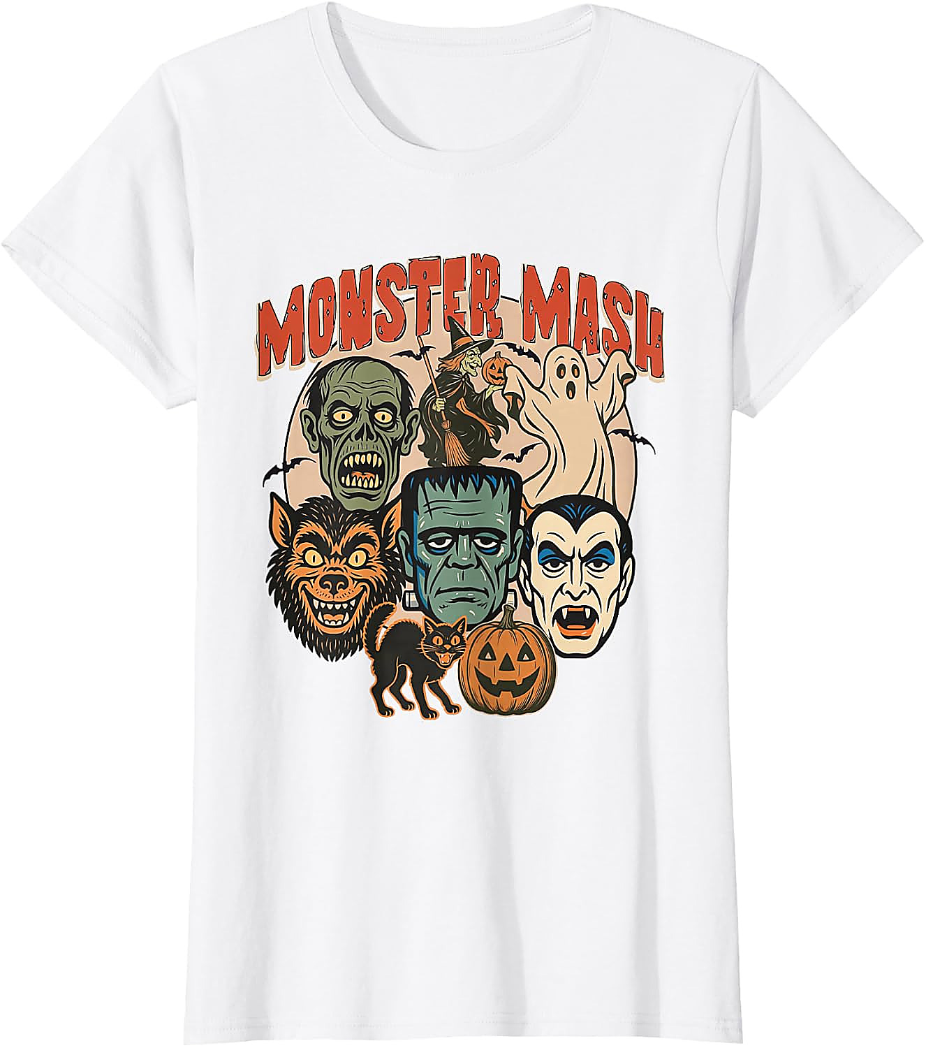 Monster Mash Halloween T-Shirt | Retro Spooky Graphic Tee
