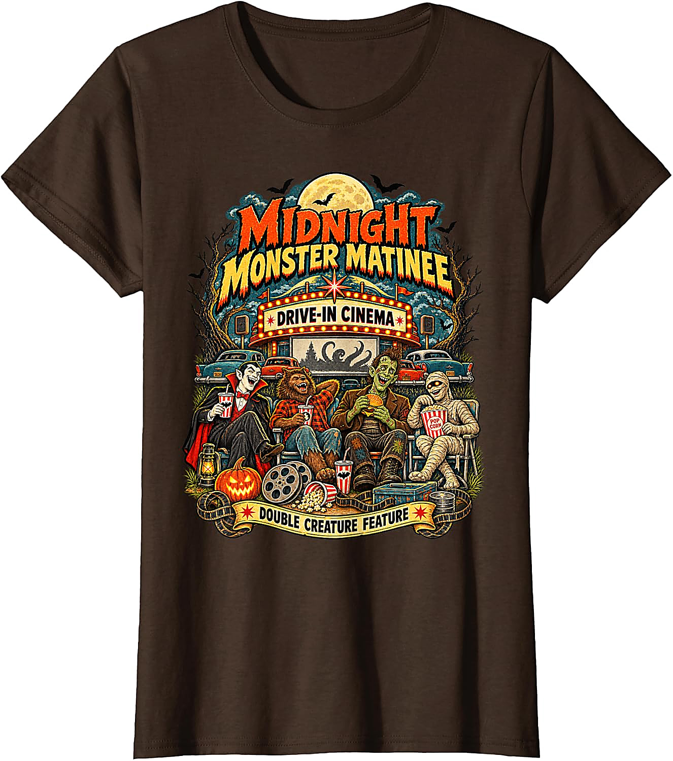 Vintage Monster Movie Halloween T-Shirt | Horror Fan Tee